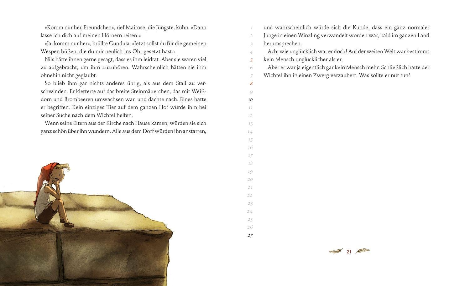 Beispielinhalt (Bild) Klassiker zum Vorlesen. Nils Holgersson