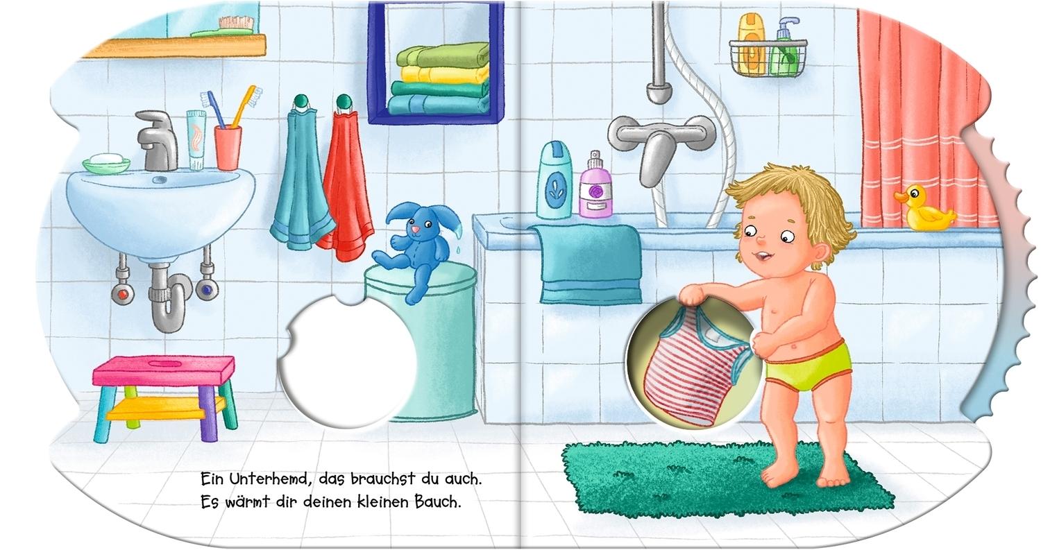 Beispielinhalt (Bild) Guck mal, was ich kann! Ich zieh mich schon alleine an!