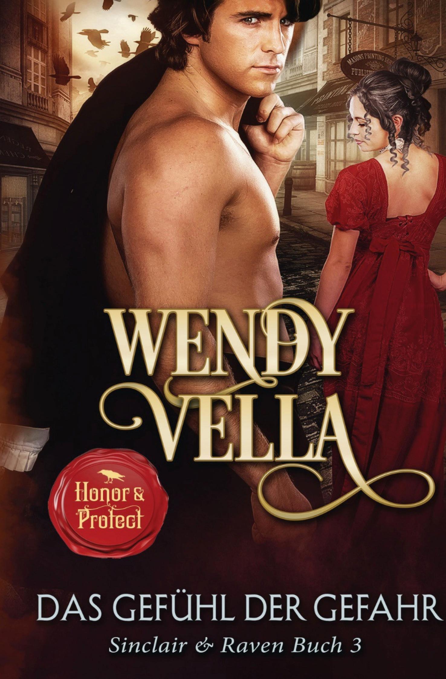 Vorderes Coverbild Das Gefühl der Gefahr (Sinclair & Raven Buch 3)