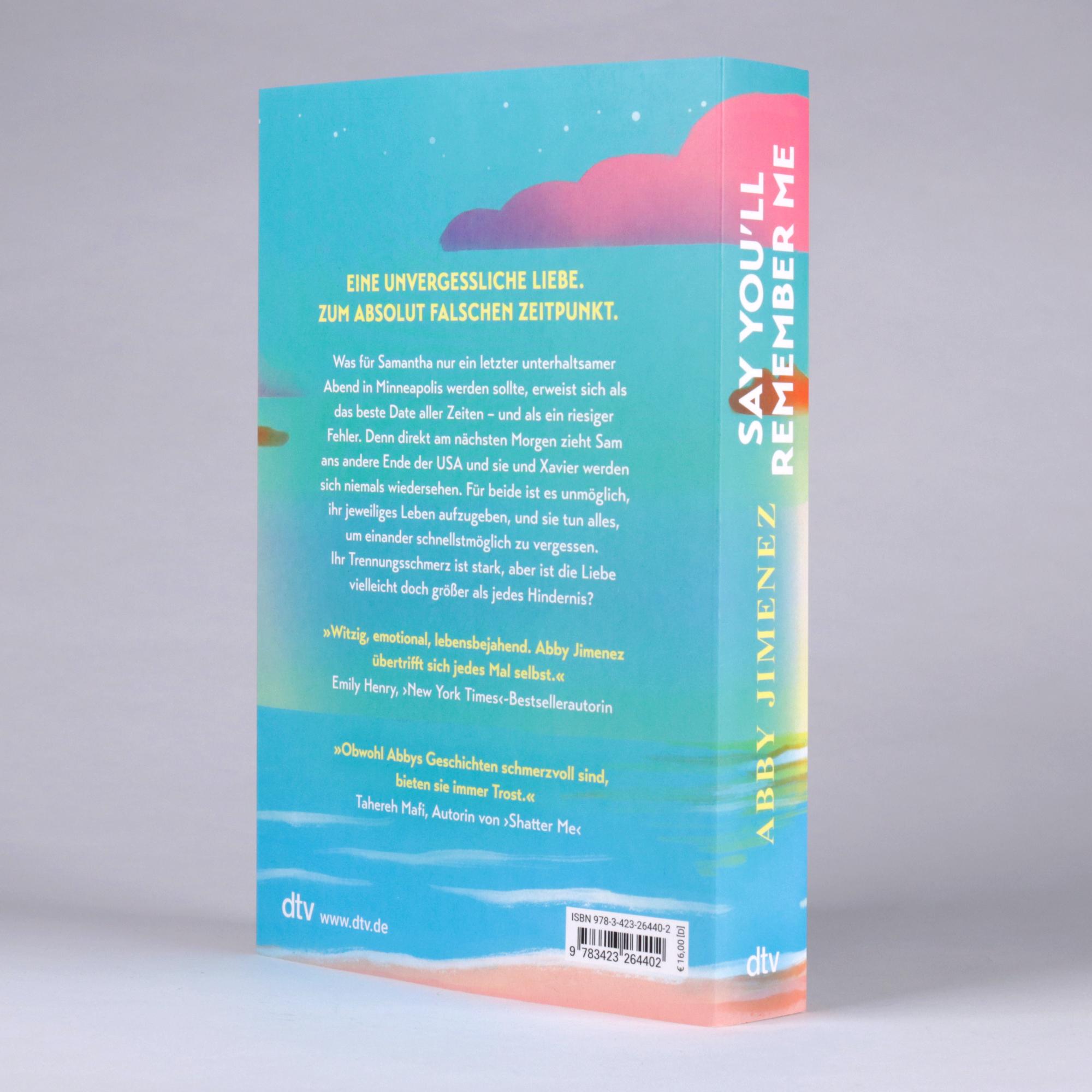 Beispielinhalt (Bild) Say You'll Remember Me