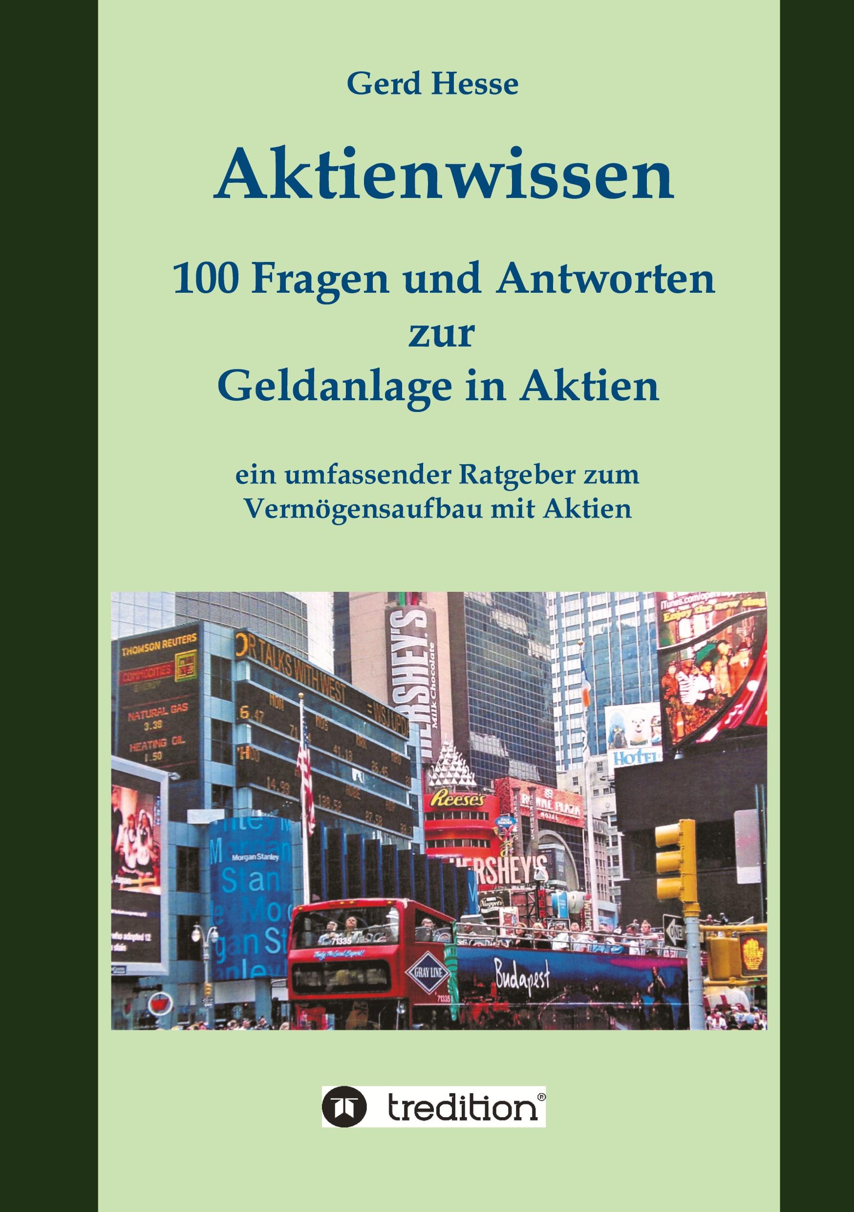 Vorderes Coverbild Aktienwissen, Themen: Aktien-Börse-Geldanlage-Geldanlage in Aktien-Börsenwissen-Inflation-Währungsreform