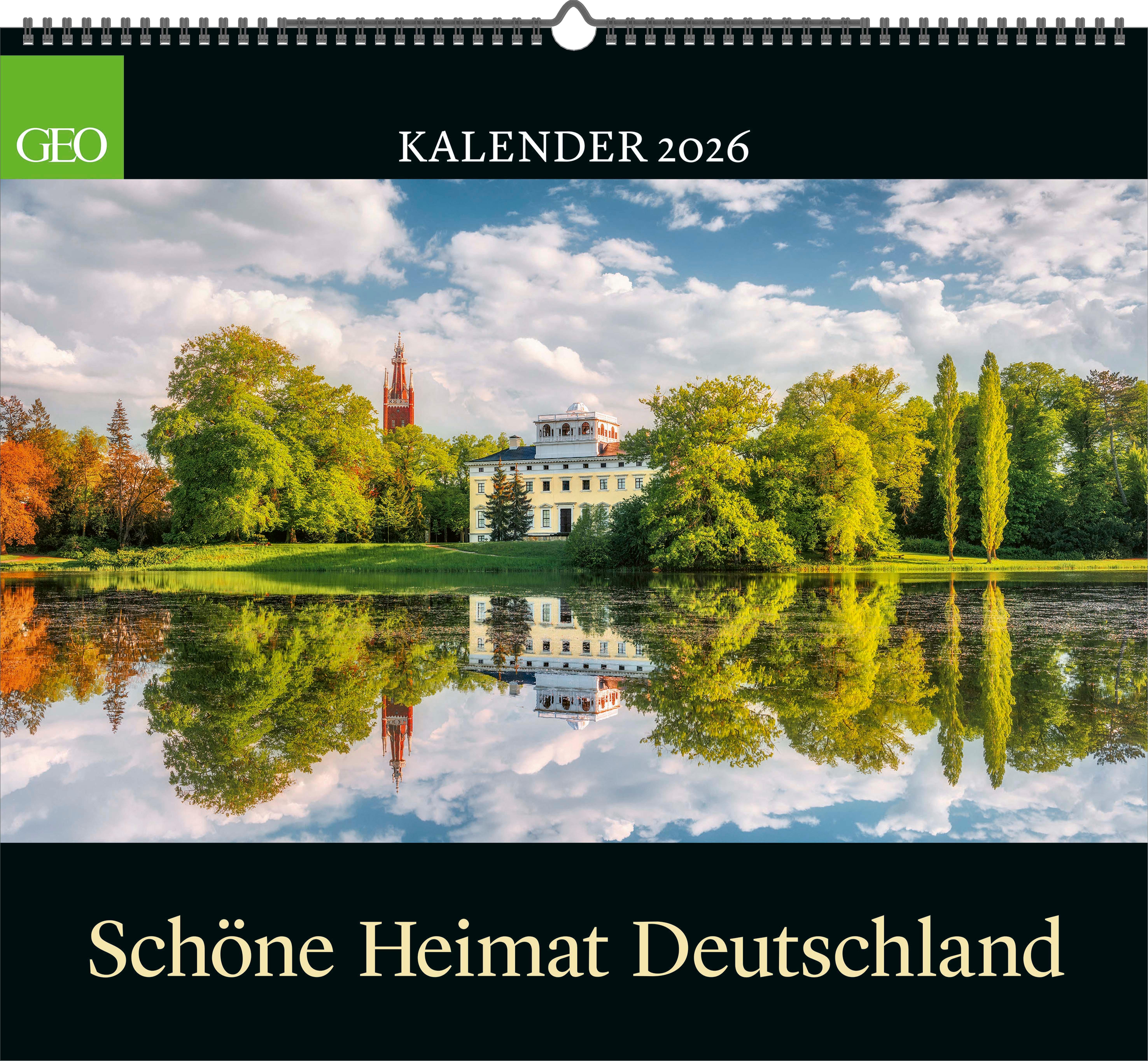 Vorderes Coverbild GEO Schöne Heimat Deutschland 2026 - Wand-Kalender - Poster-Kalender - Landschafts-Fotografie - 50x45