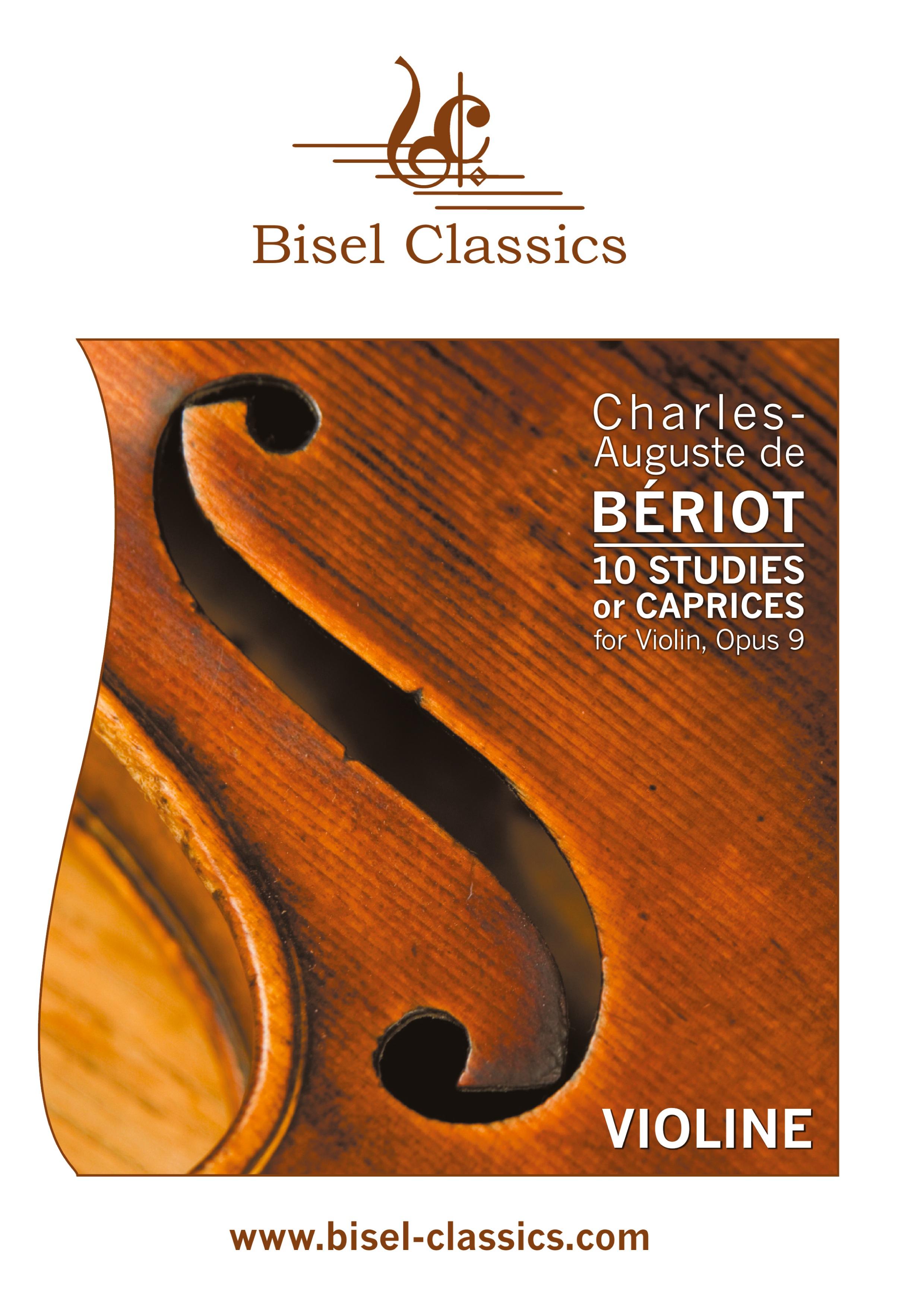 Vorderes Coverbild 10 Studies or Caprices for Violin, Opus 9