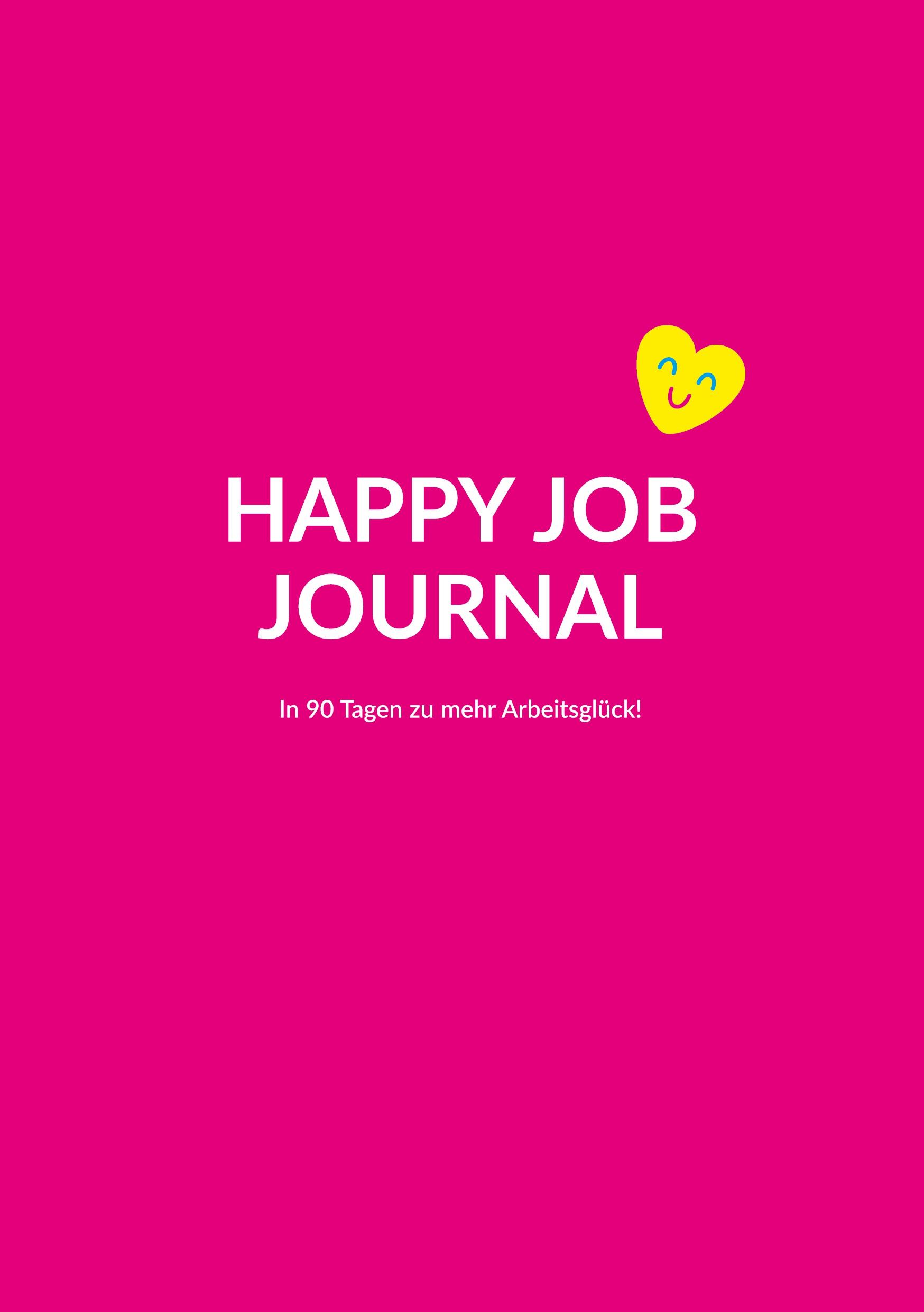 Vorderes Coverbild Happy Job Journal
