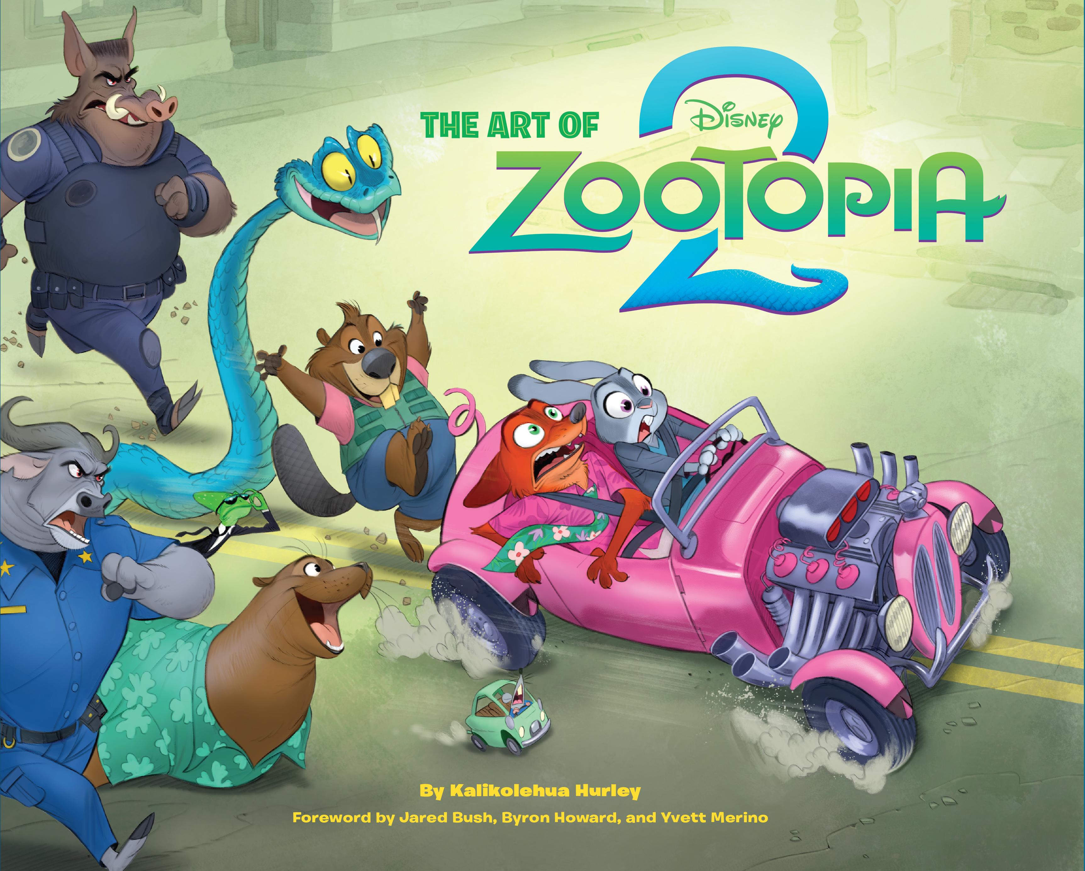 Vorderes Coverbild Disney the Art of Zootopia 2