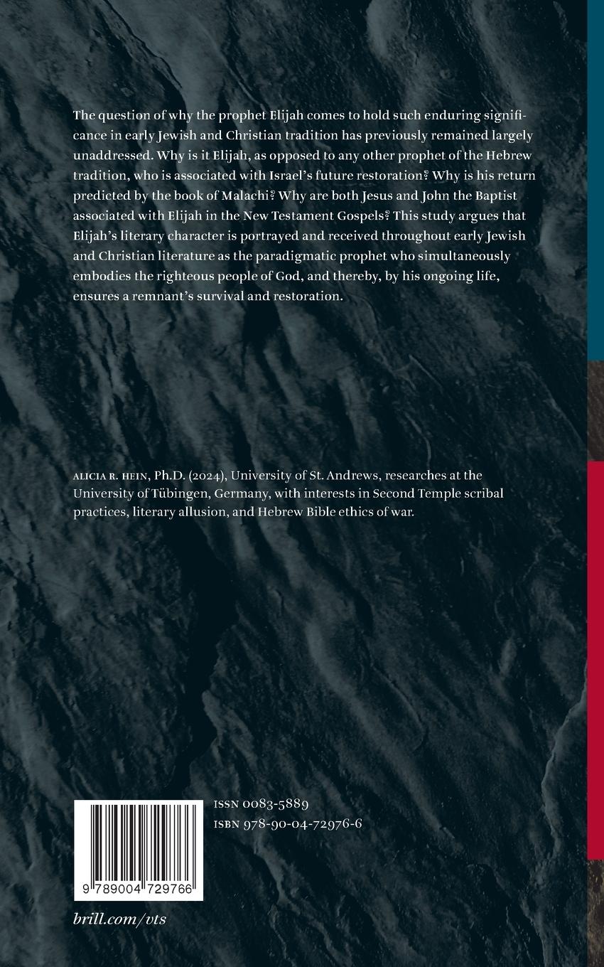 Rückseitencover The Prophet Is the People: An Answer to Why Elijah? in Second Temple Jewish and Early Christian Literature