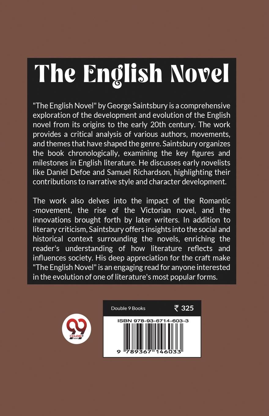 Rückseitencover The English Novel