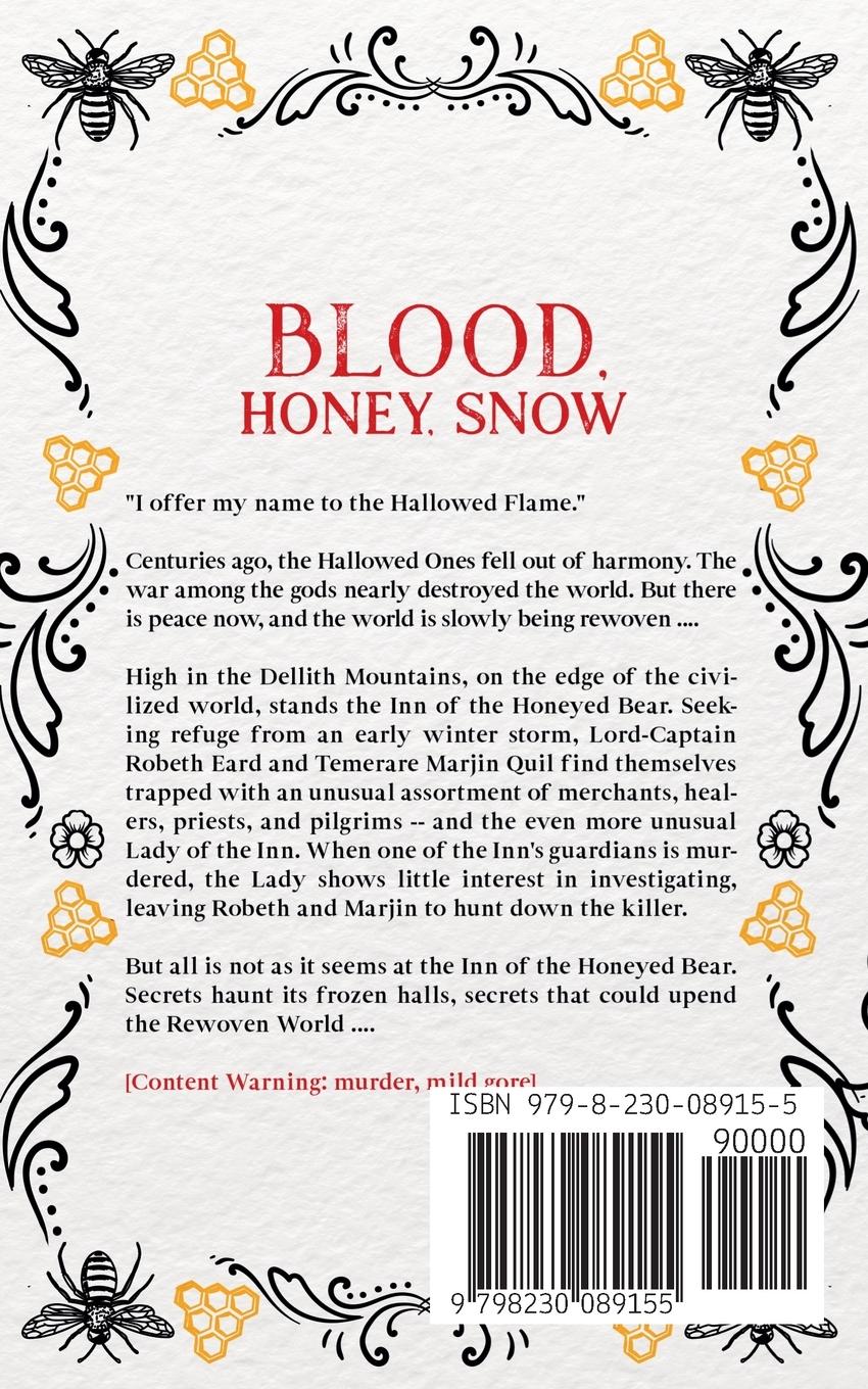 Rückseitencover Blood, Honey, Snow