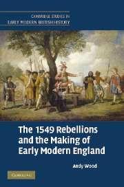 Vorderes Coverbild The 1549 Rebellions and the Making of Early Modern             England