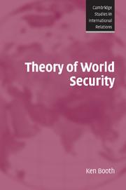Vorderes Coverbild Theory of World Security