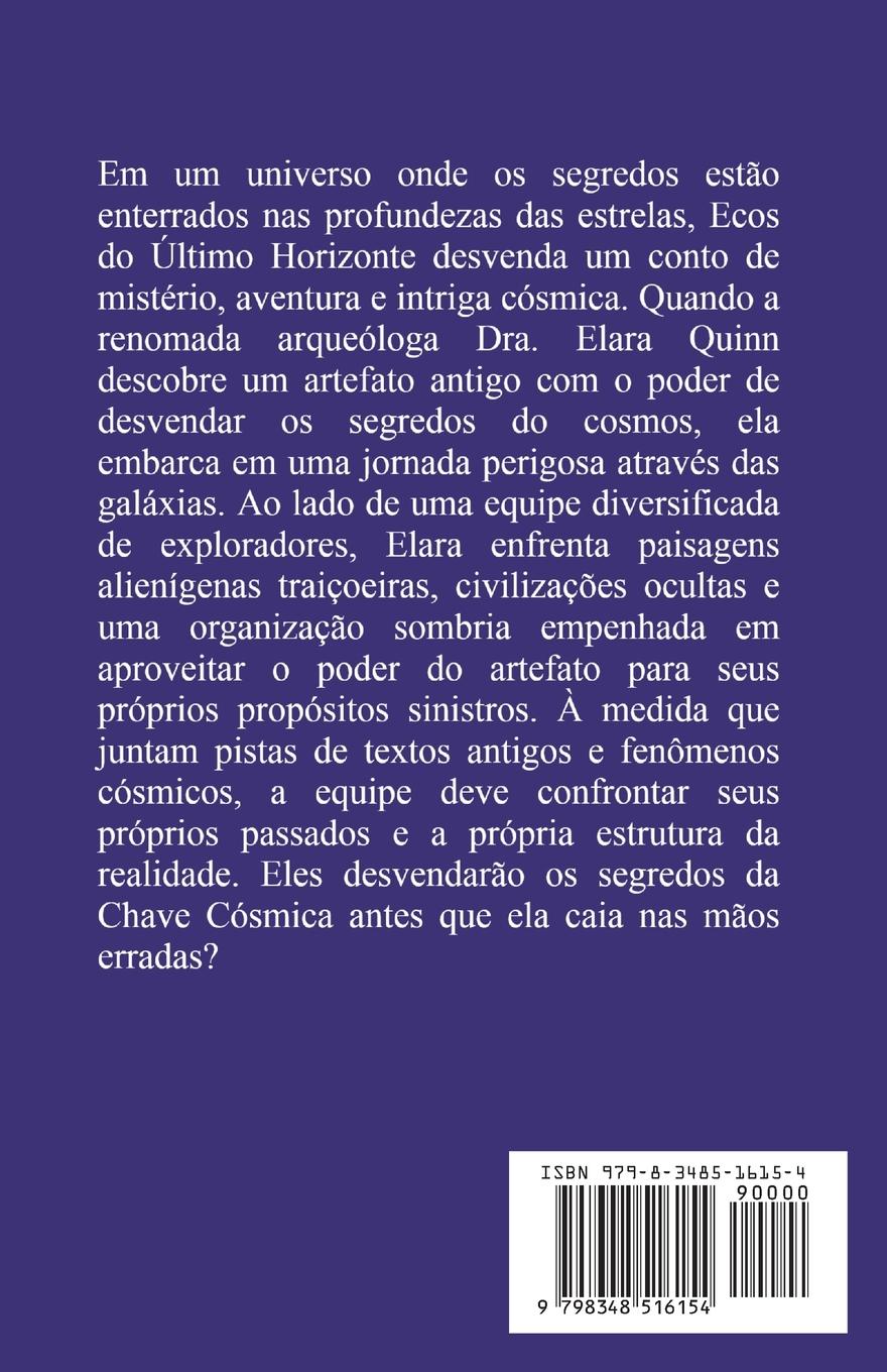 Rückseitencover Ecos do Último Horizonte