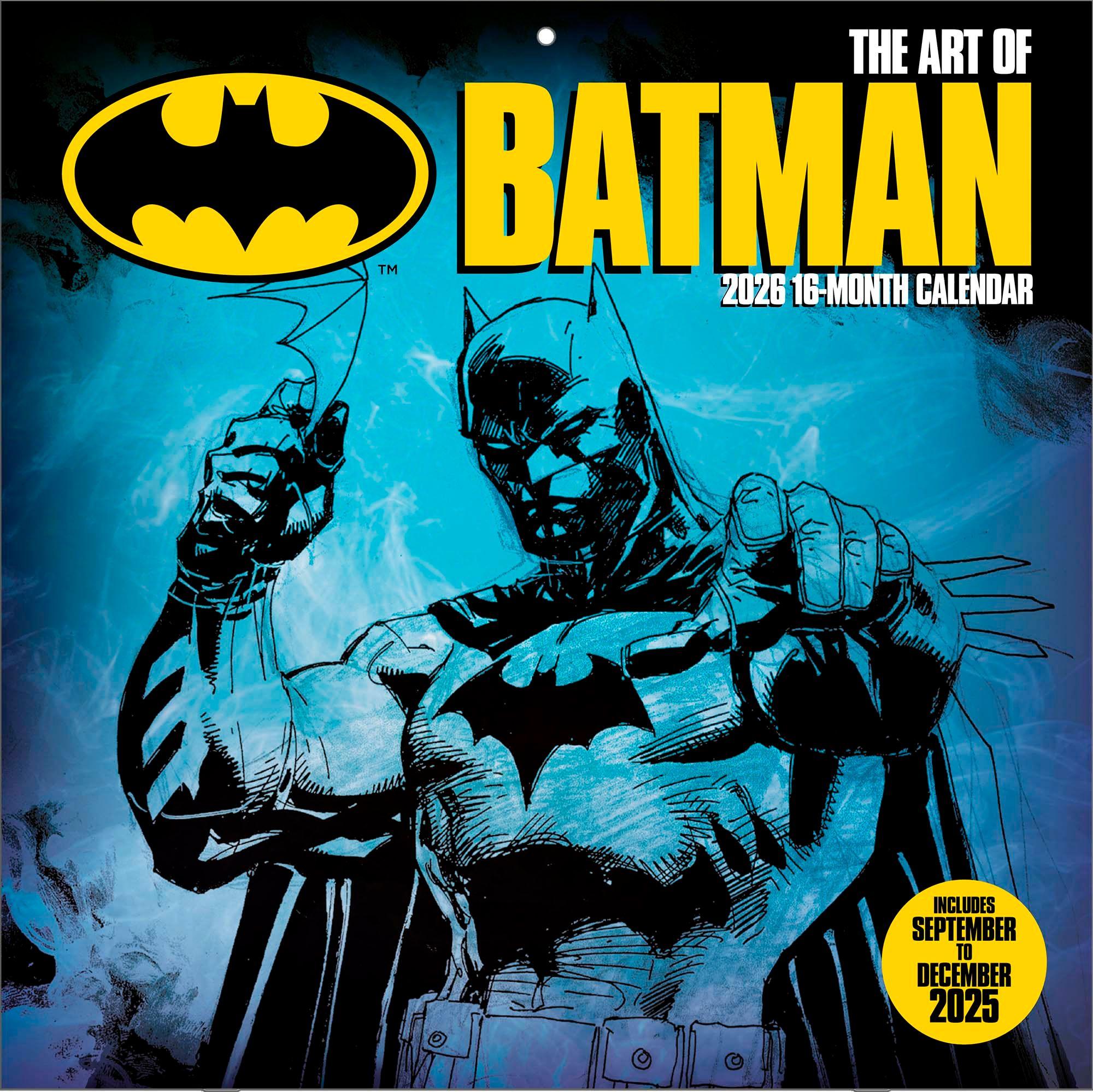 Vorderes Coverbild BATMAN Broschürenkalender im Format 30 x 30