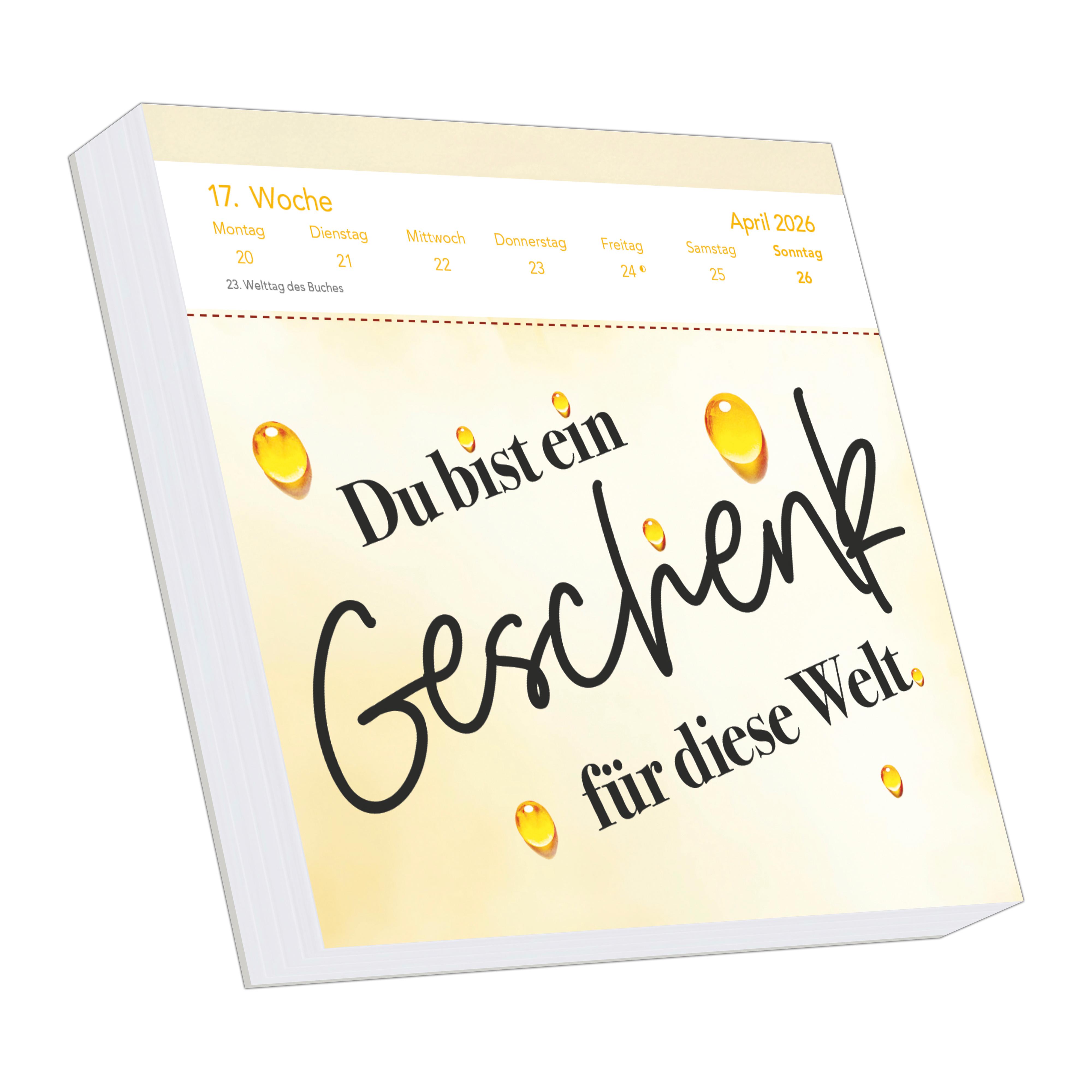 Beispielinhalt (Bild) Honigperlen - Ein Jahr voller positiver Botschaften an dich selbst - mit 53 Affirmationen