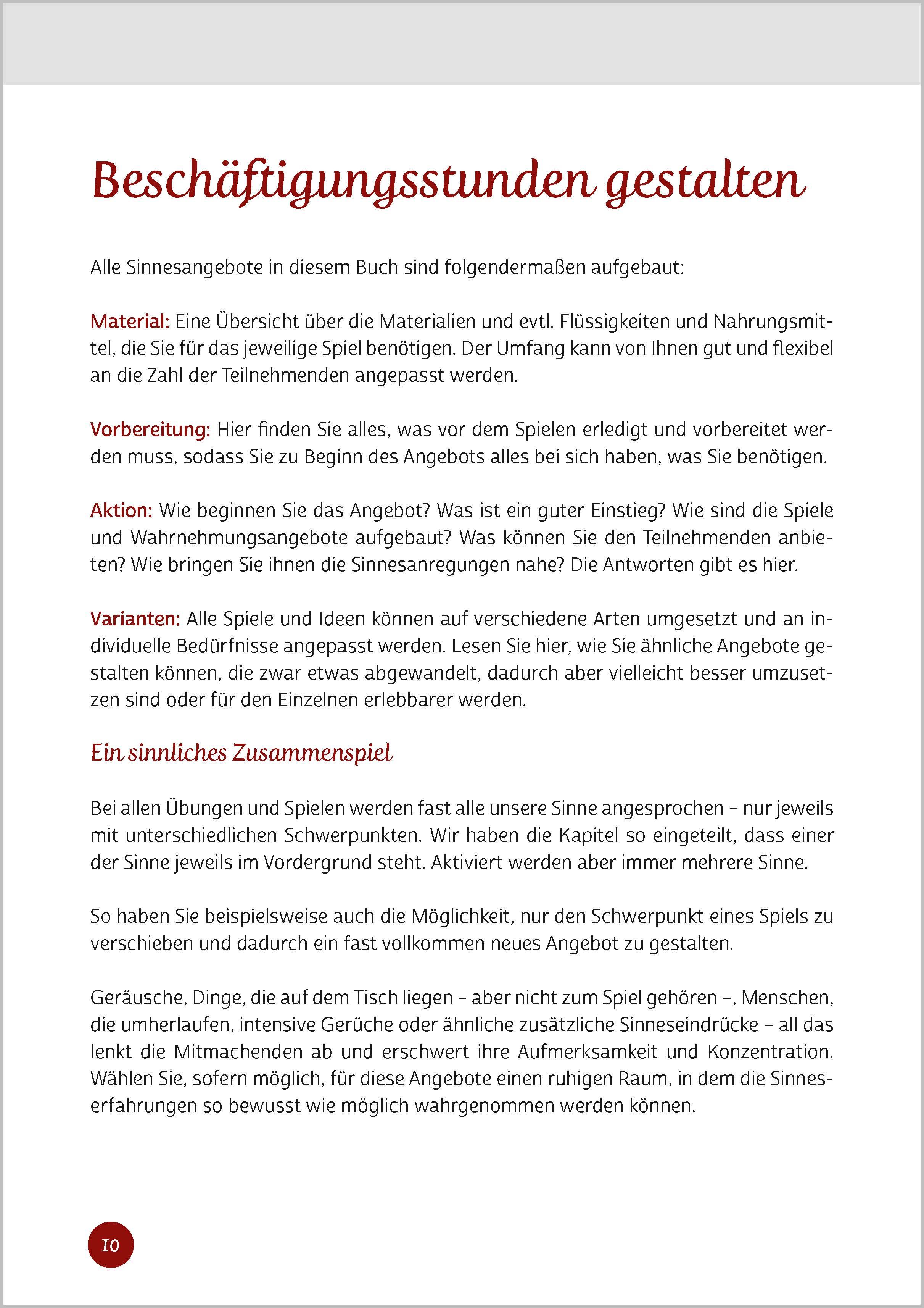 Beispielinhalt (Bild) Die besten Seniorenspiele für alle Sinne