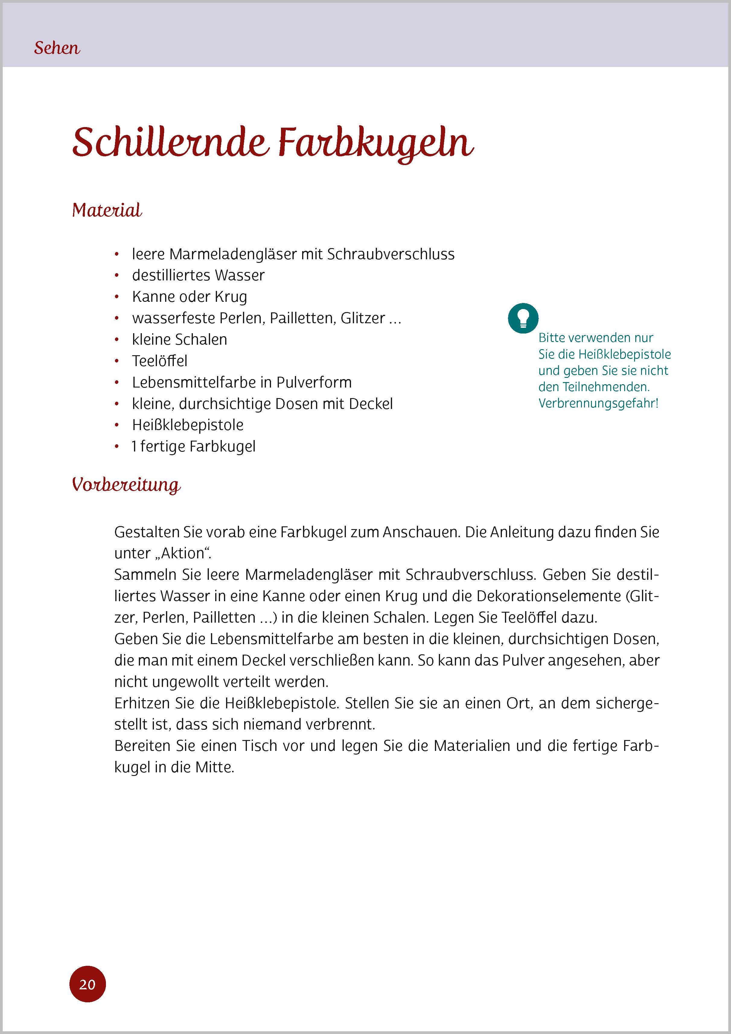 Beispielinhalt (Bild) Die besten Seniorenspiele für alle Sinne