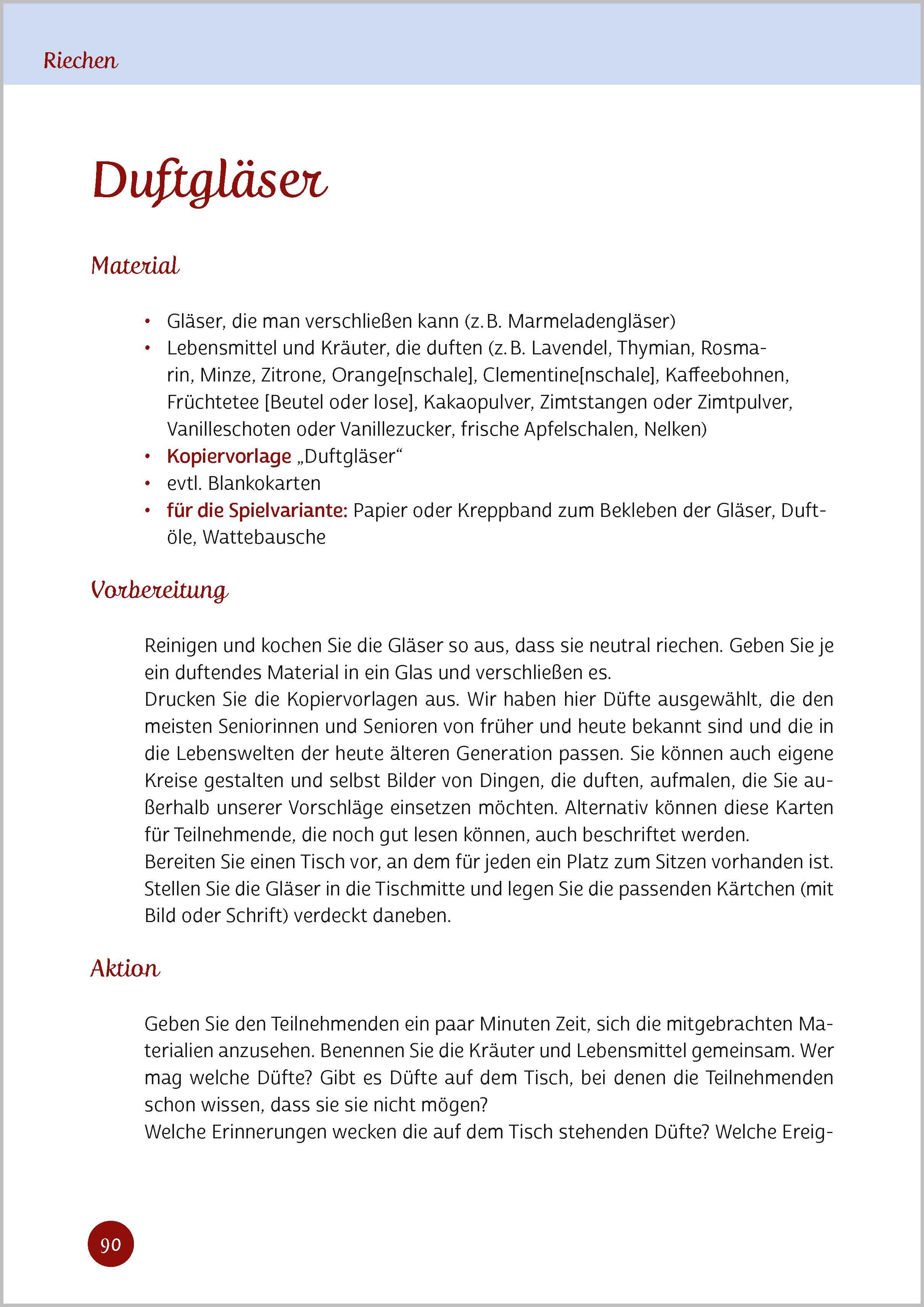 Beispielinhalt (Bild) Die besten Seniorenspiele für alle Sinne