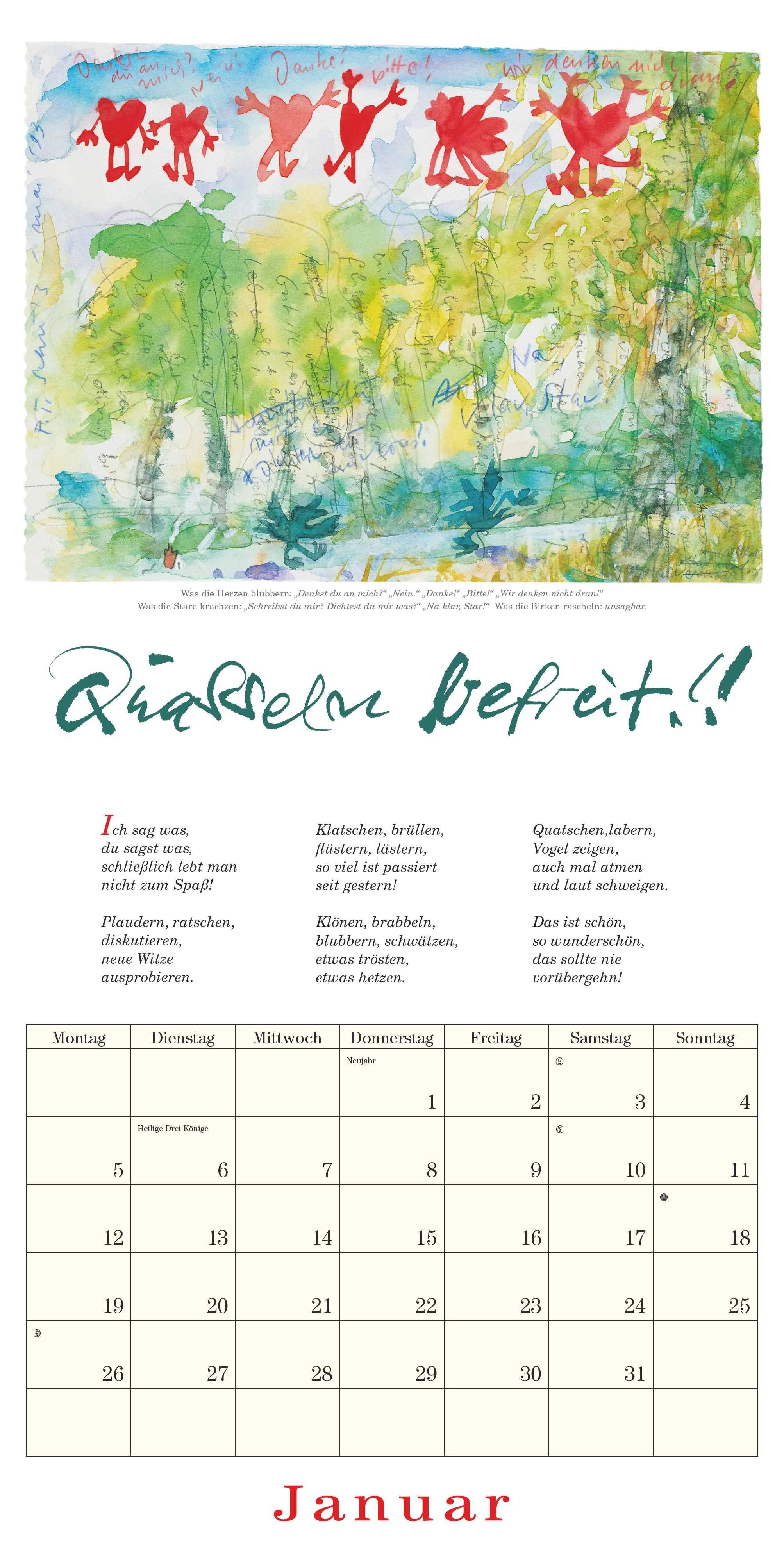 Beispielinhalt (Bild) Der Olle Hansen 2026 - Von Pit Schulz - Broschürenkalender - Format 30 x 30 cm