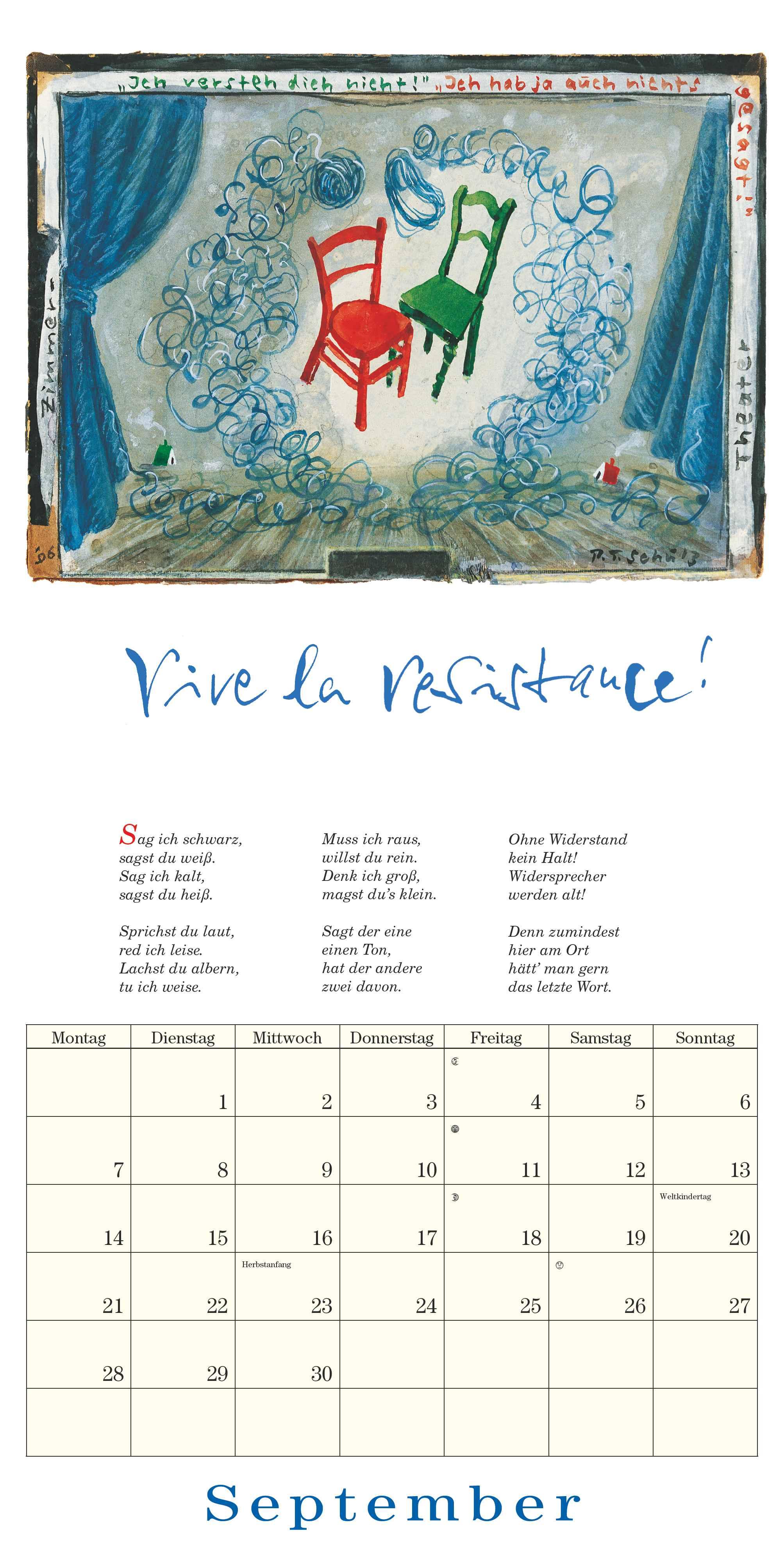 Beispielinhalt (Bild) Der Olle Hansen 2026 - Von Pit Schulz - Broschürenkalender - Format 30 x 30 cm