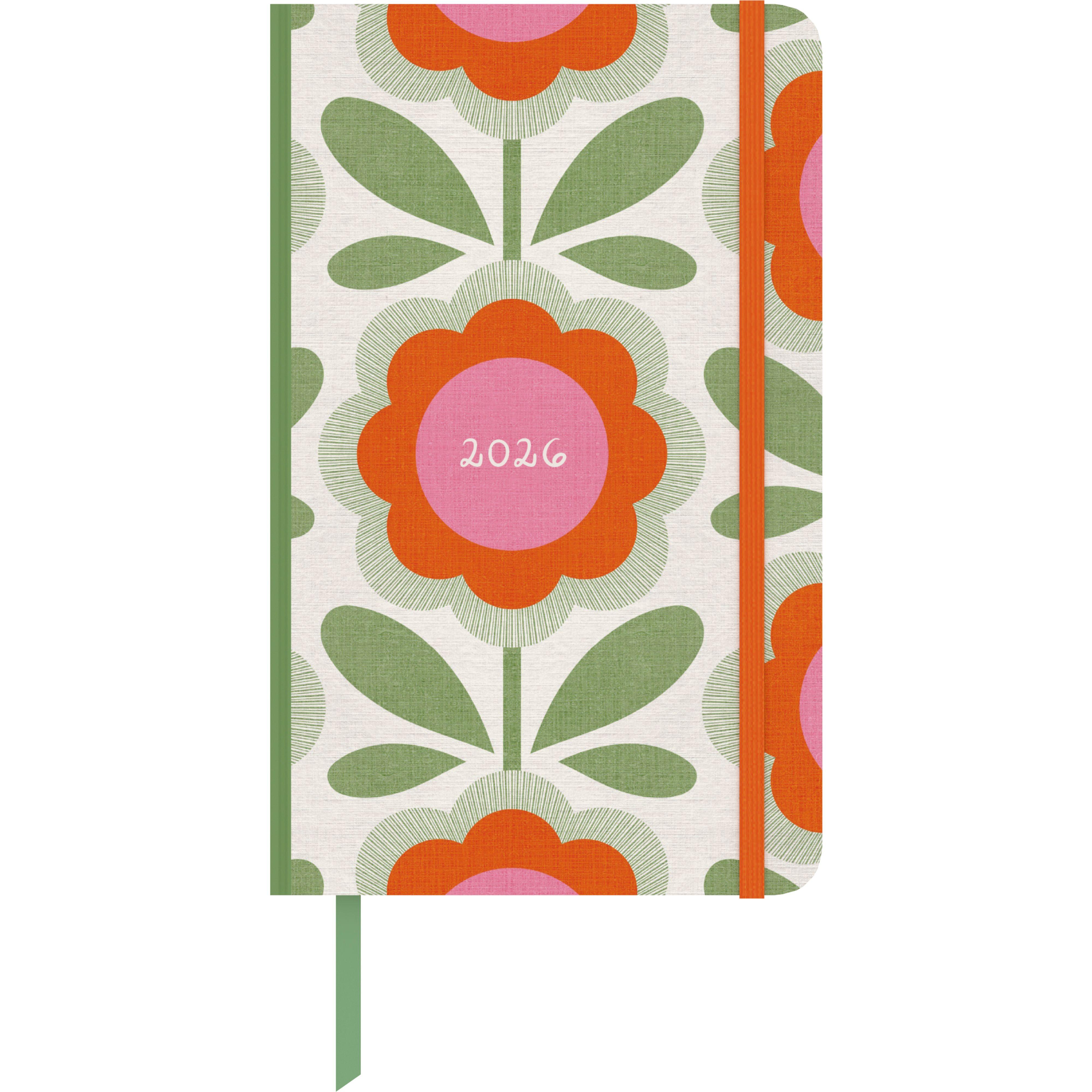 Vorderes Coverbild Dominique Vari Blossom - Wochen-Notizkalender groß 2026 - Taschen-Kalender 13x21 cm - mit Verschlussband & Falttasche - Weekly