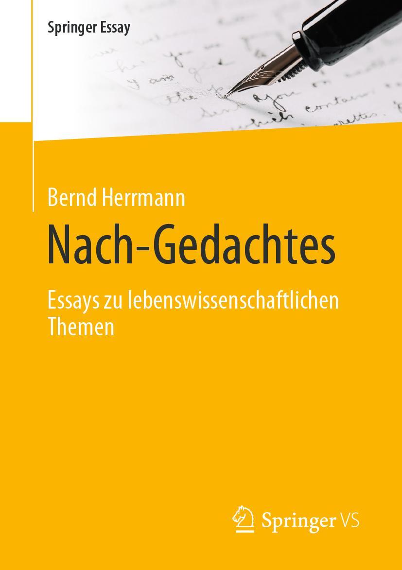 Vorderes Coverbild Nach-Gedachtes
