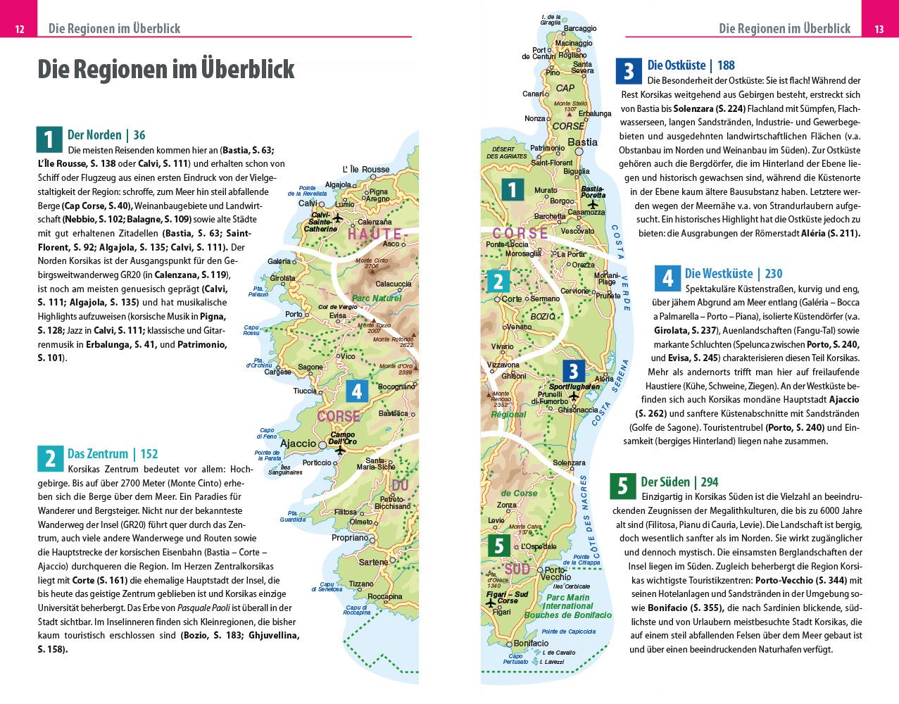 Beispielinhalt (Bild) Reise Know-How Reiseführer Korsika