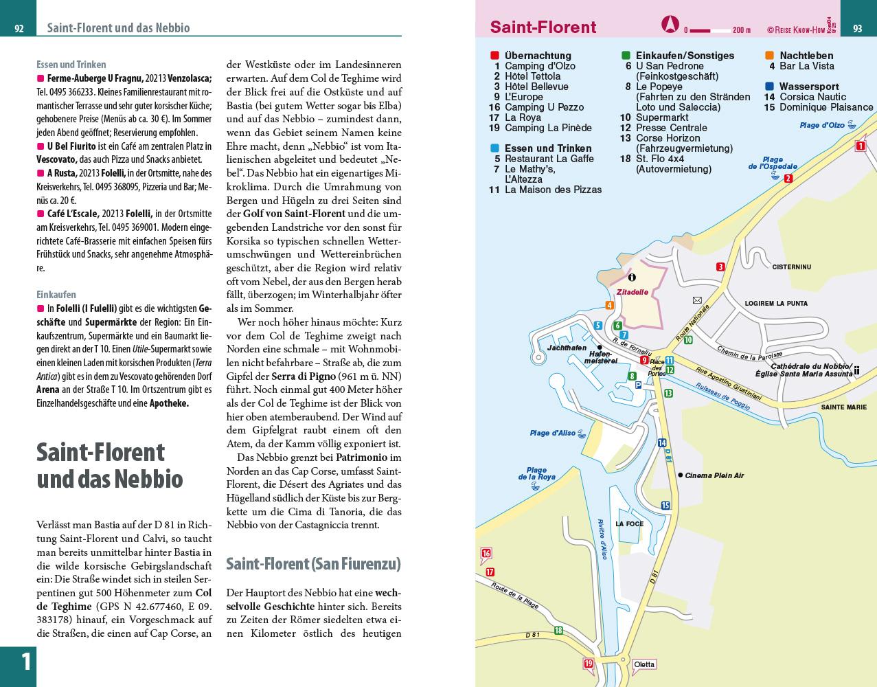 Beispielinhalt (Bild) Reise Know-How Reiseführer Korsika