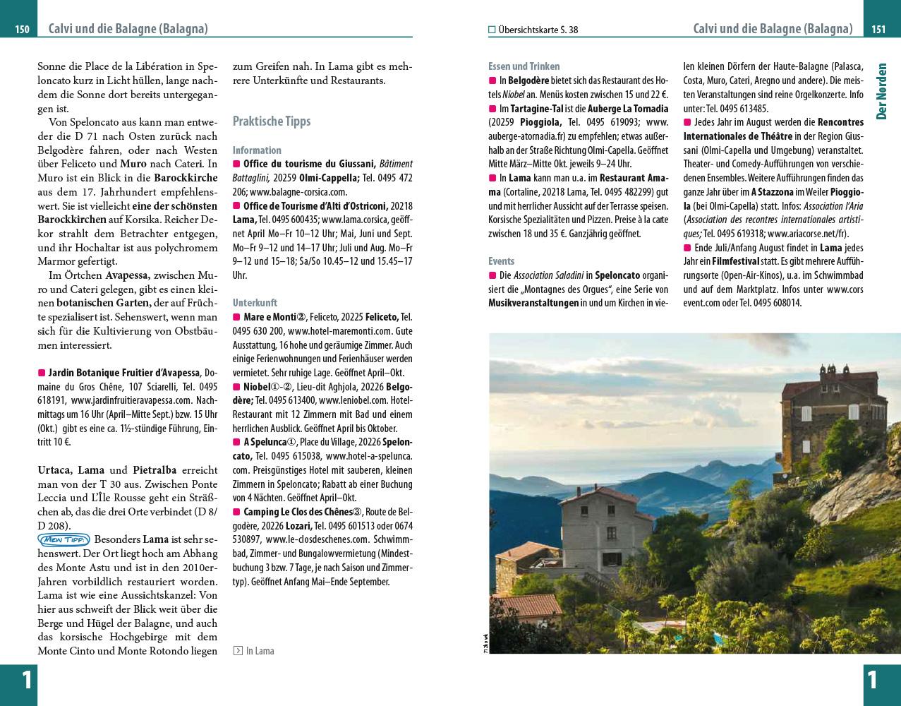 Beispielinhalt (Bild) Reise Know-How Reiseführer Korsika