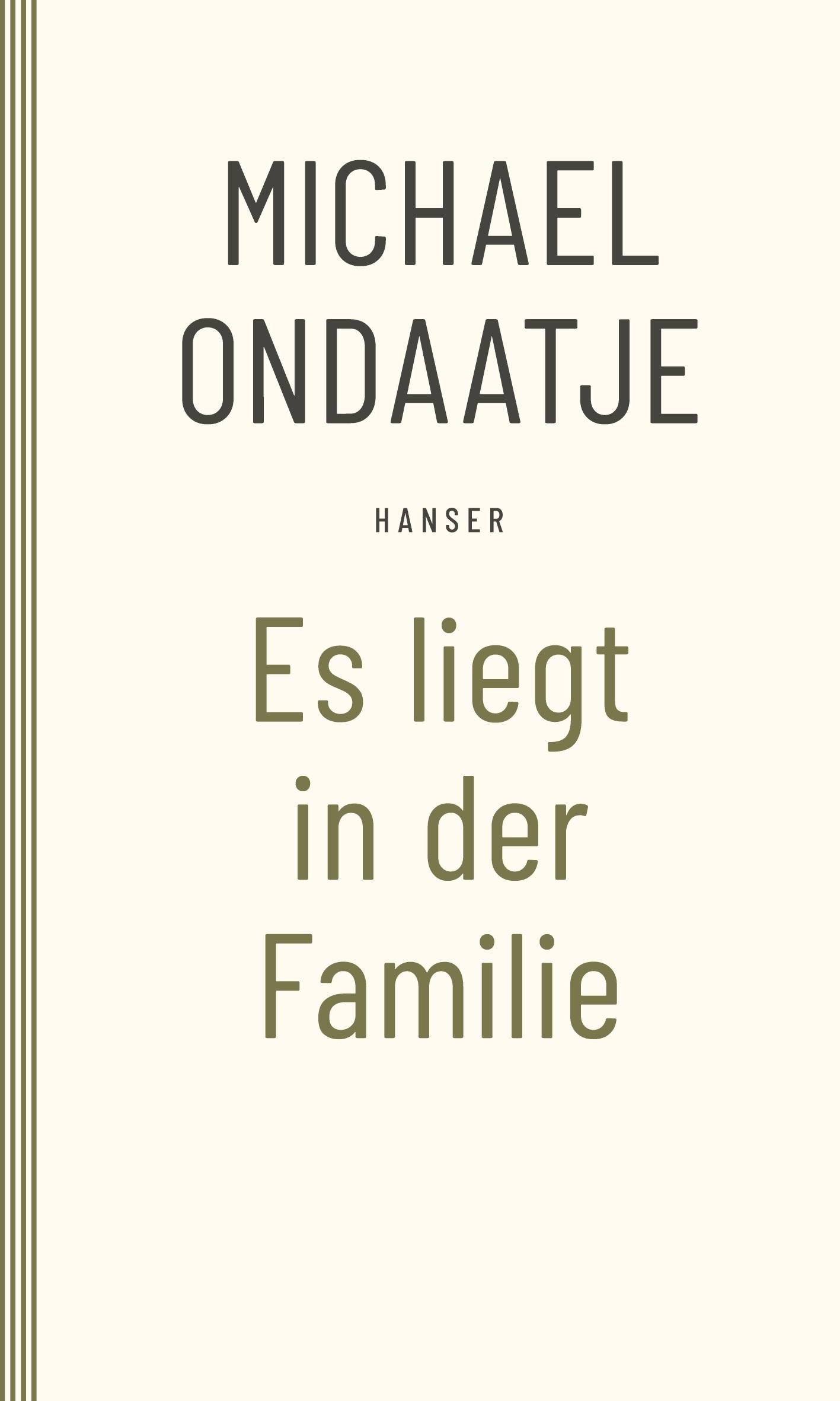 Vorderes Coverbild Es liegt in der Familie