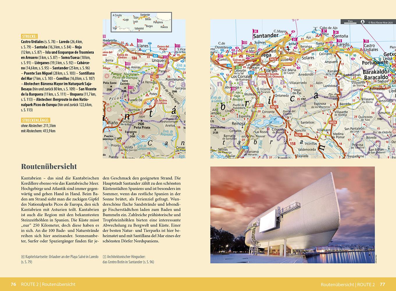 Beispielinhalt (Bild) Reise Know-How Wohnmobil-Tourguide Nordspanien