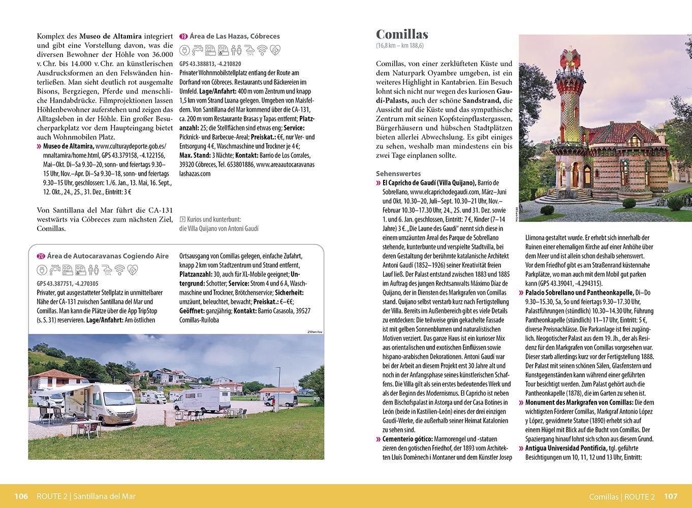 Beispielinhalt (Bild) Reise Know-How Wohnmobil-Tourguide Nordspanien