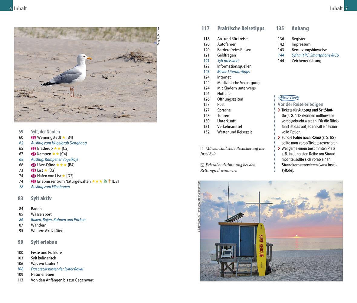 Beispielinhalt (Bild) Reise Know-How InselTrip Sylt