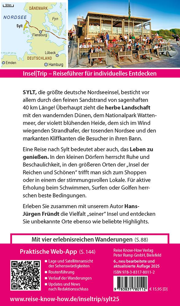 Rückseitencover Reise Know-How InselTrip Sylt