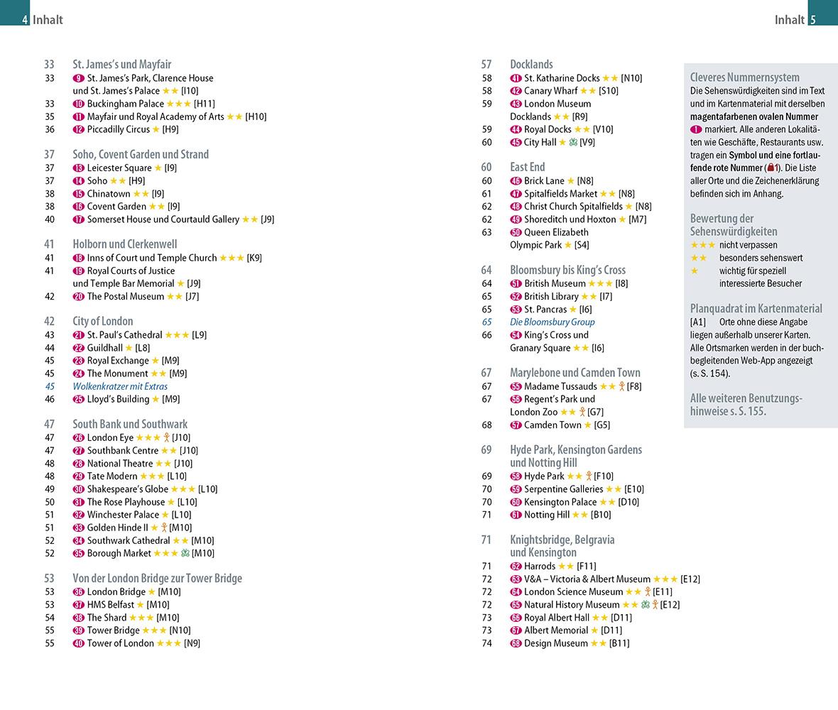 Beispielinhalt (Bild) Reise Know-How CityTrip London