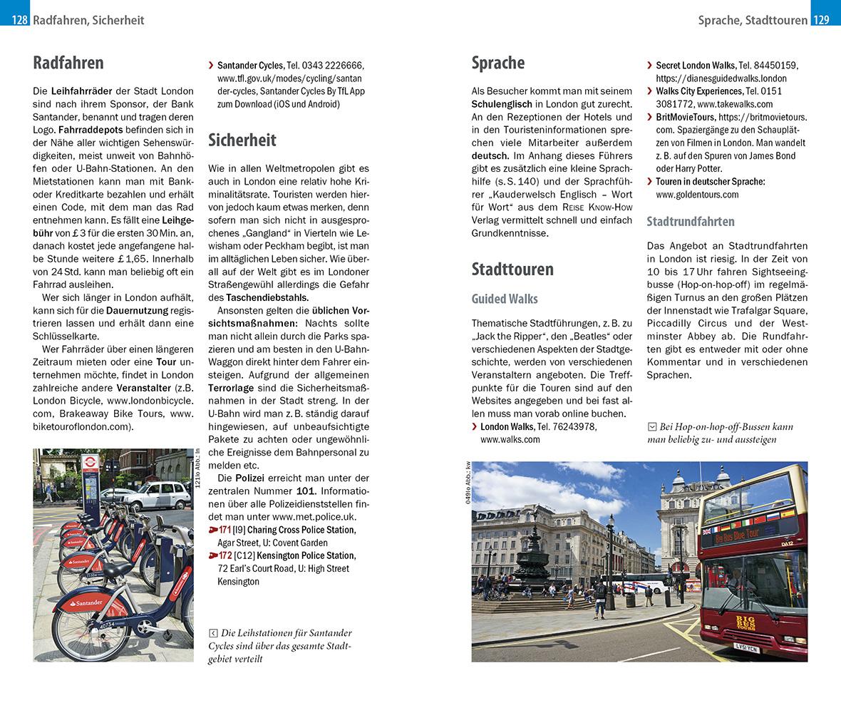 Beispielinhalt (Bild) Reise Know-How CityTrip London