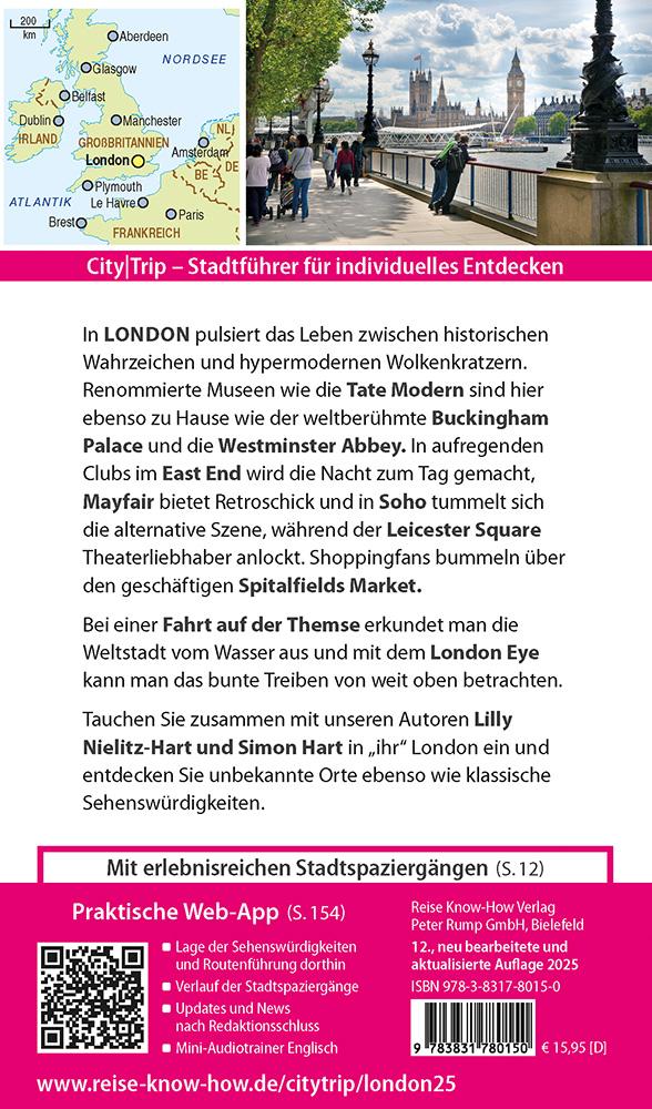 Rückseitencover Reise Know-How CityTrip London