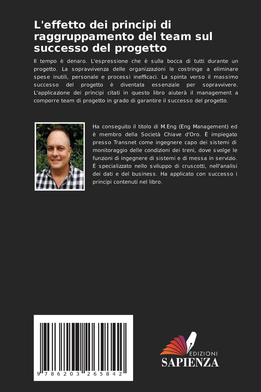 Rückseitencover L'effetto dei principi di raggruppamento del team sul successo del progetto