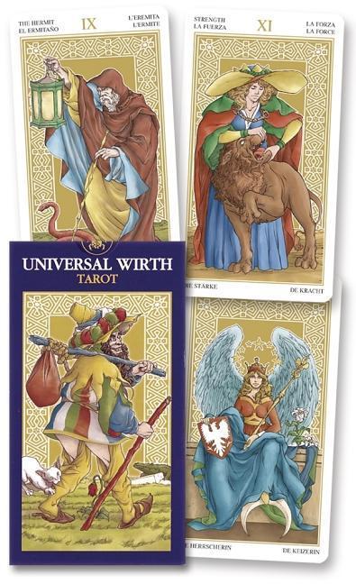 Vorderes Coverbild Universal Wirth Tarot