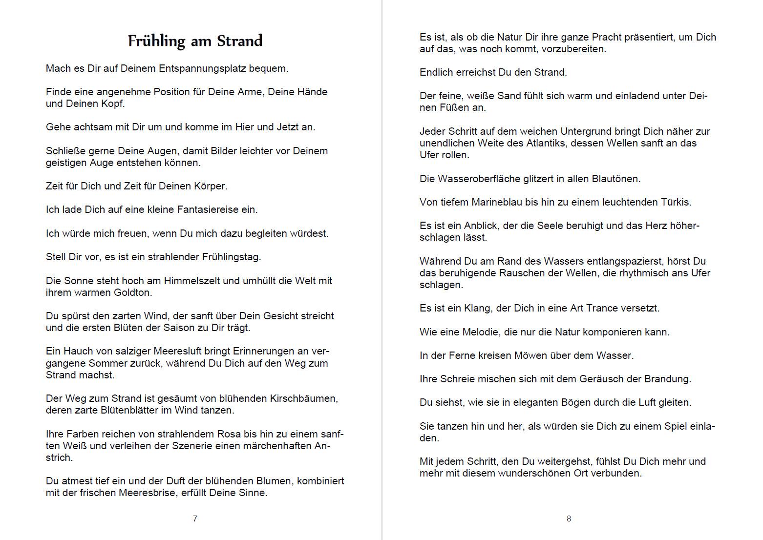 Beispielinhalt (Bild) 40 Fantasiereisen im Wandel der Jahreszeiten