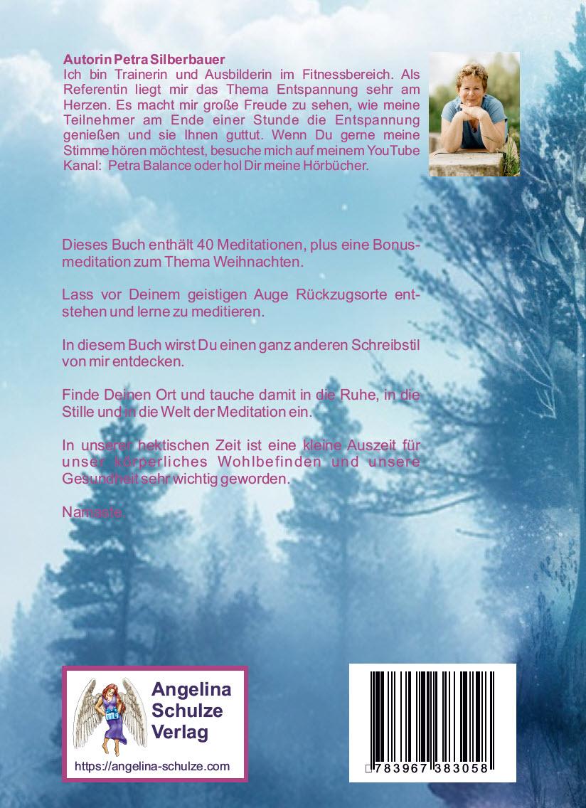 Rückseitencover 40 Meditationen für deine persönliche Auszeit