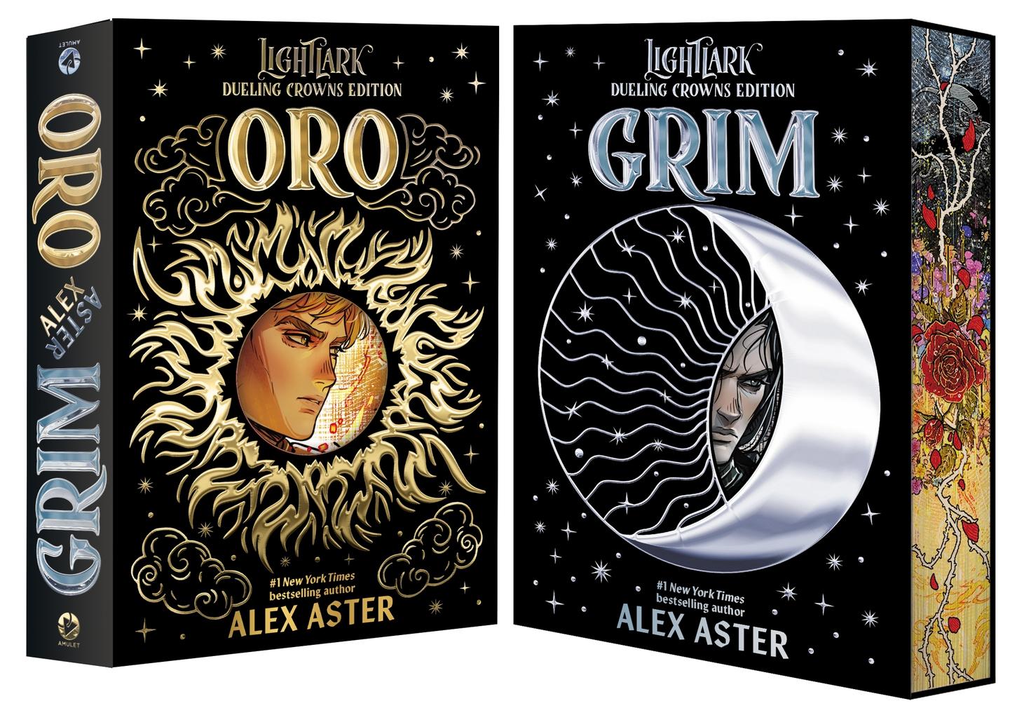 Vorderes Coverbild Grim and Oro: Dueling Crowns Edition (A Lightlark Saga Deluxe Companion Book)