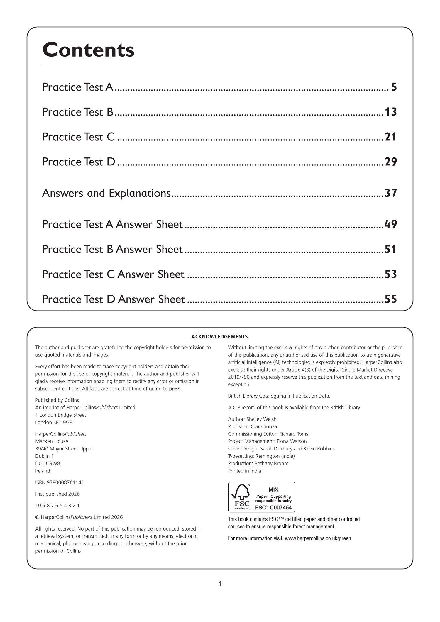 Beispielinhalt (Bild) 11+ Verbal Reasoning Practice Papers Book 3