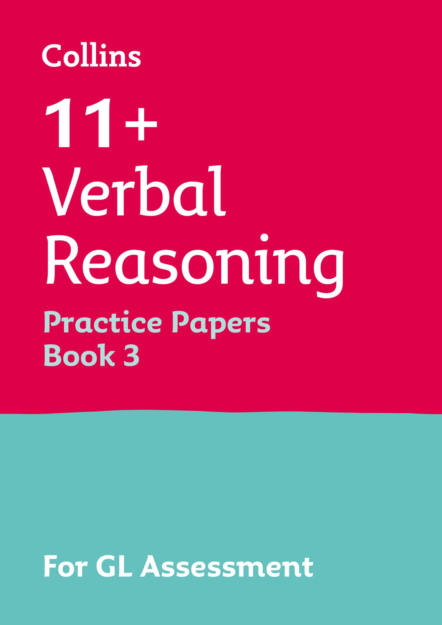 Vorderes Coverbild 11+ Verbal Reasoning Practice Papers Book 3