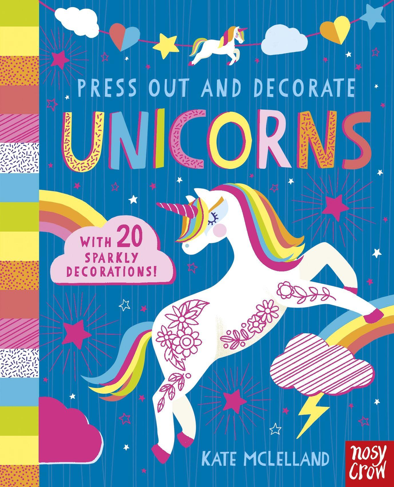 Vorderes Coverbild Press Out and Decorate: Unicorns