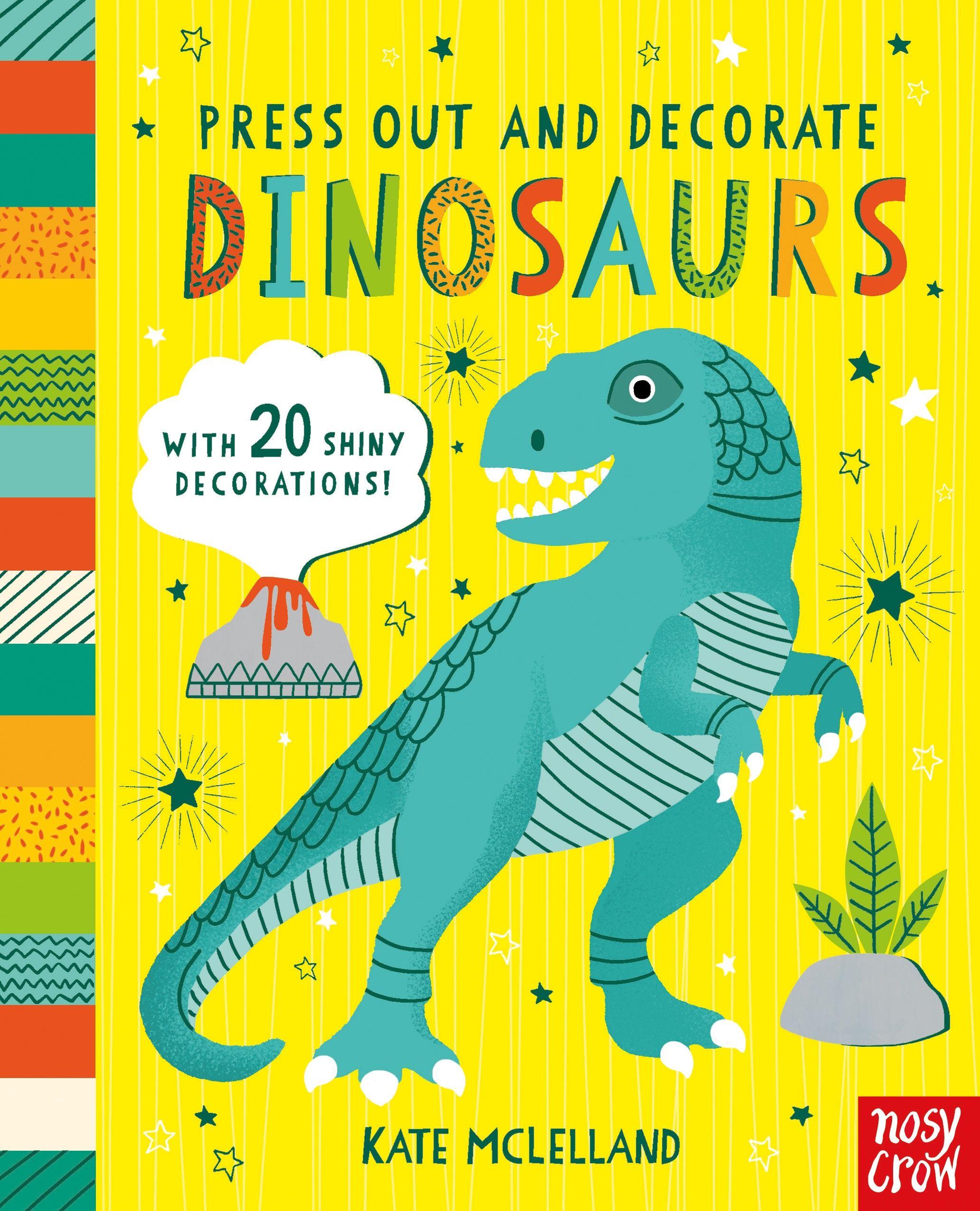 Vorderes Coverbild Press Out and Decorate: Dinosaurs