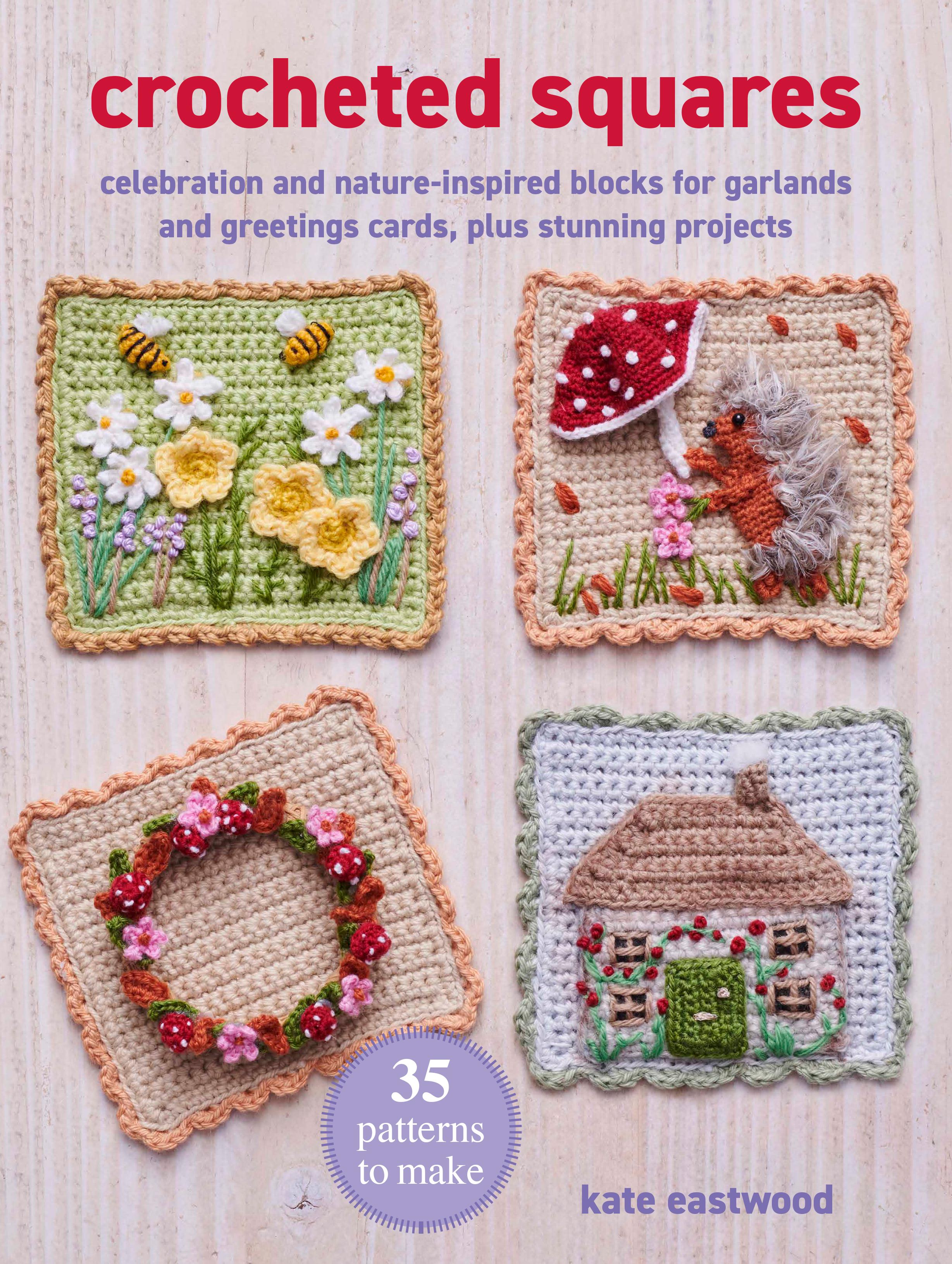Vorderes Coverbild Crocheted Squares: 35 patterns to make