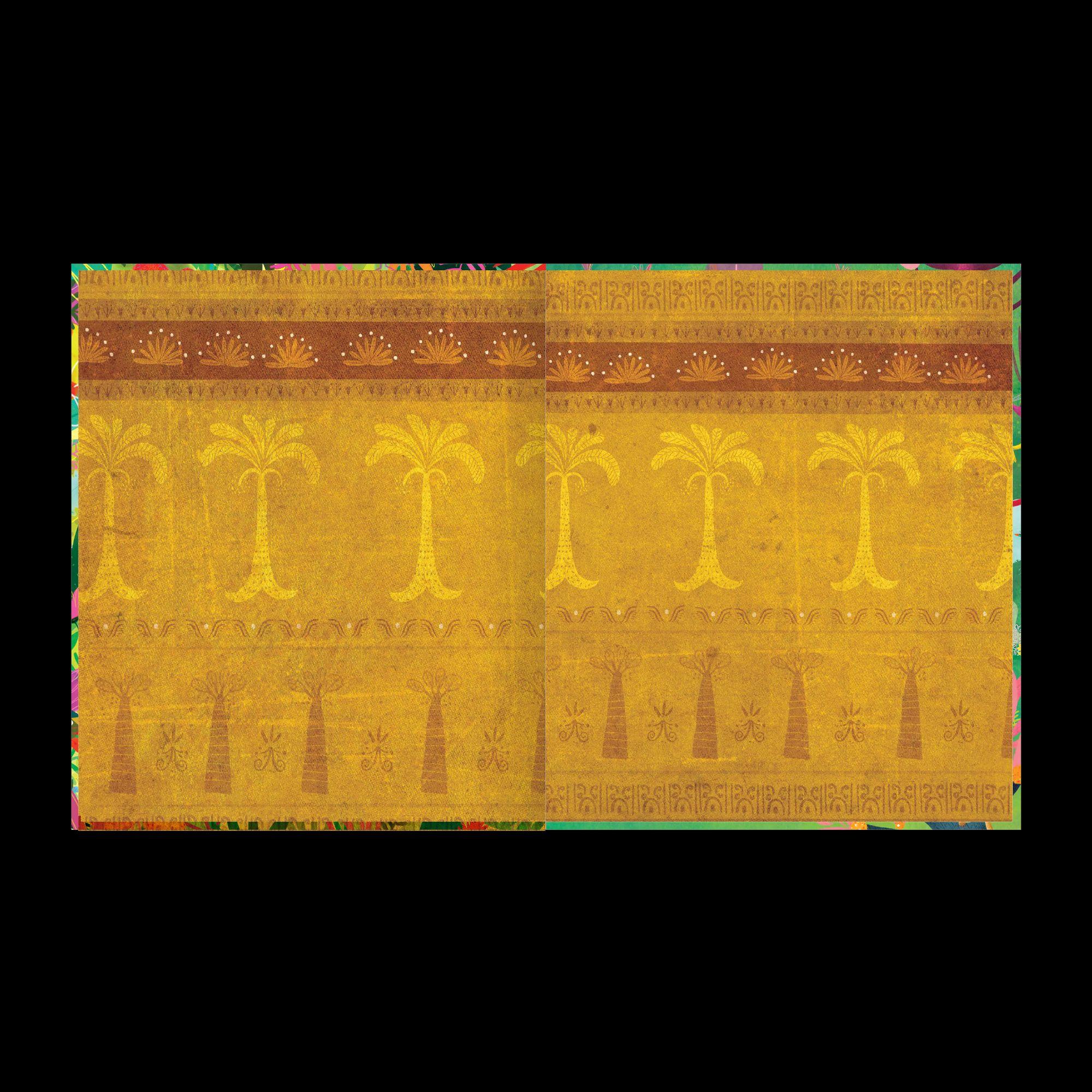 Beispielinhalt (Bild) Der Garten, der Vorhang und das Kreuz