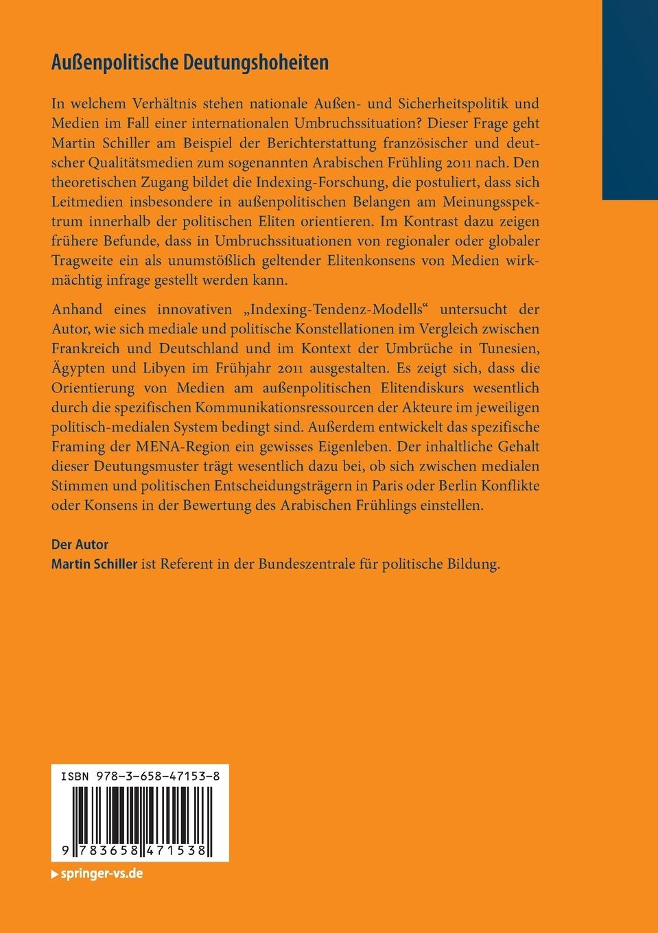 Rückseitencover Außenpolitische Deutungshoheiten