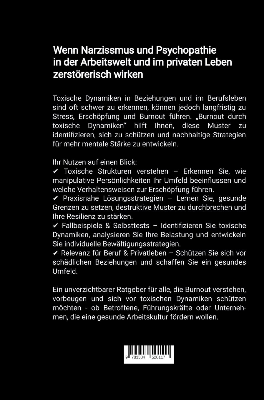 Rückseitencover Burnout durch toxische Dynamiken