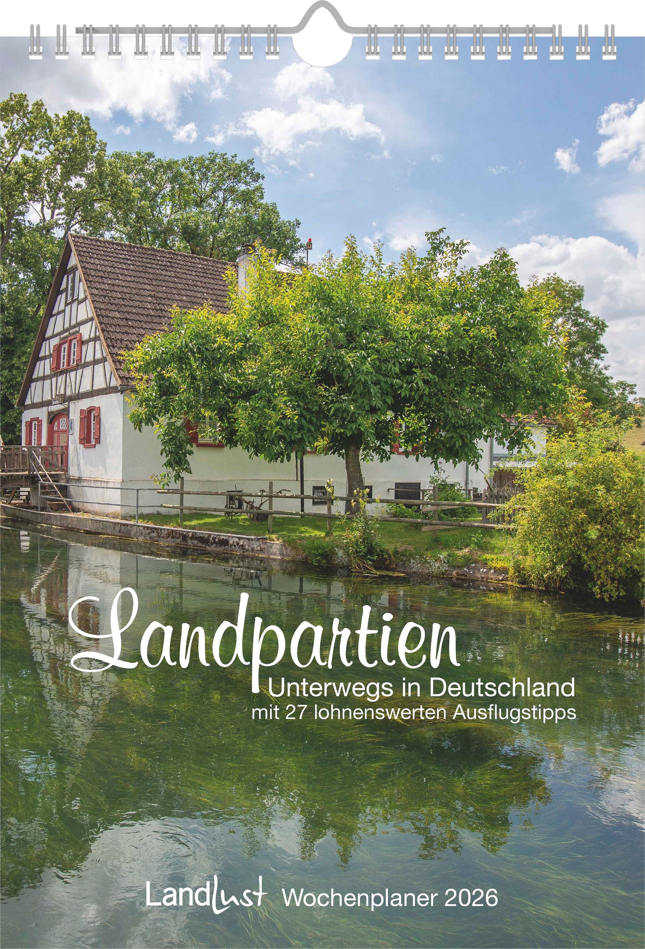 Vorderes Coverbild Landpartien - Unterwegs in Deutschland - mit 27 lohnenswerten Ausflugstipps