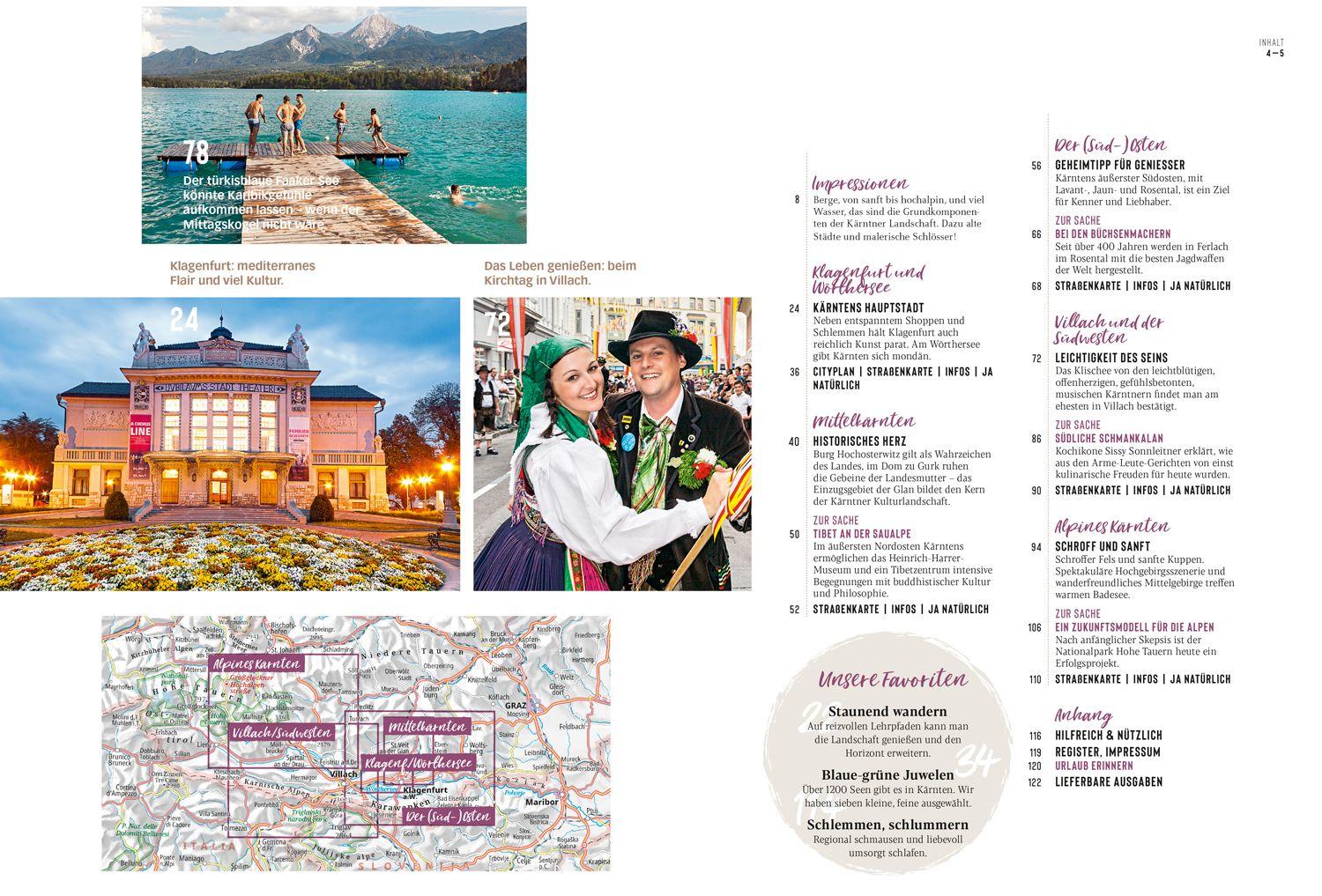Beispielinhalt (Bild) DuMont Bildatlas Kärnten